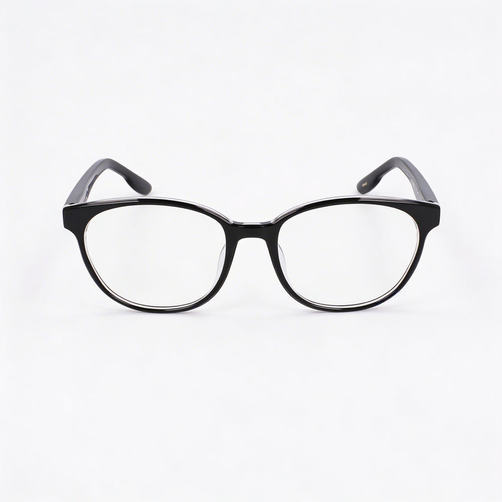 Nike 7164 Women's Acetate Black Crystal Clear Eyeglasses 52mm