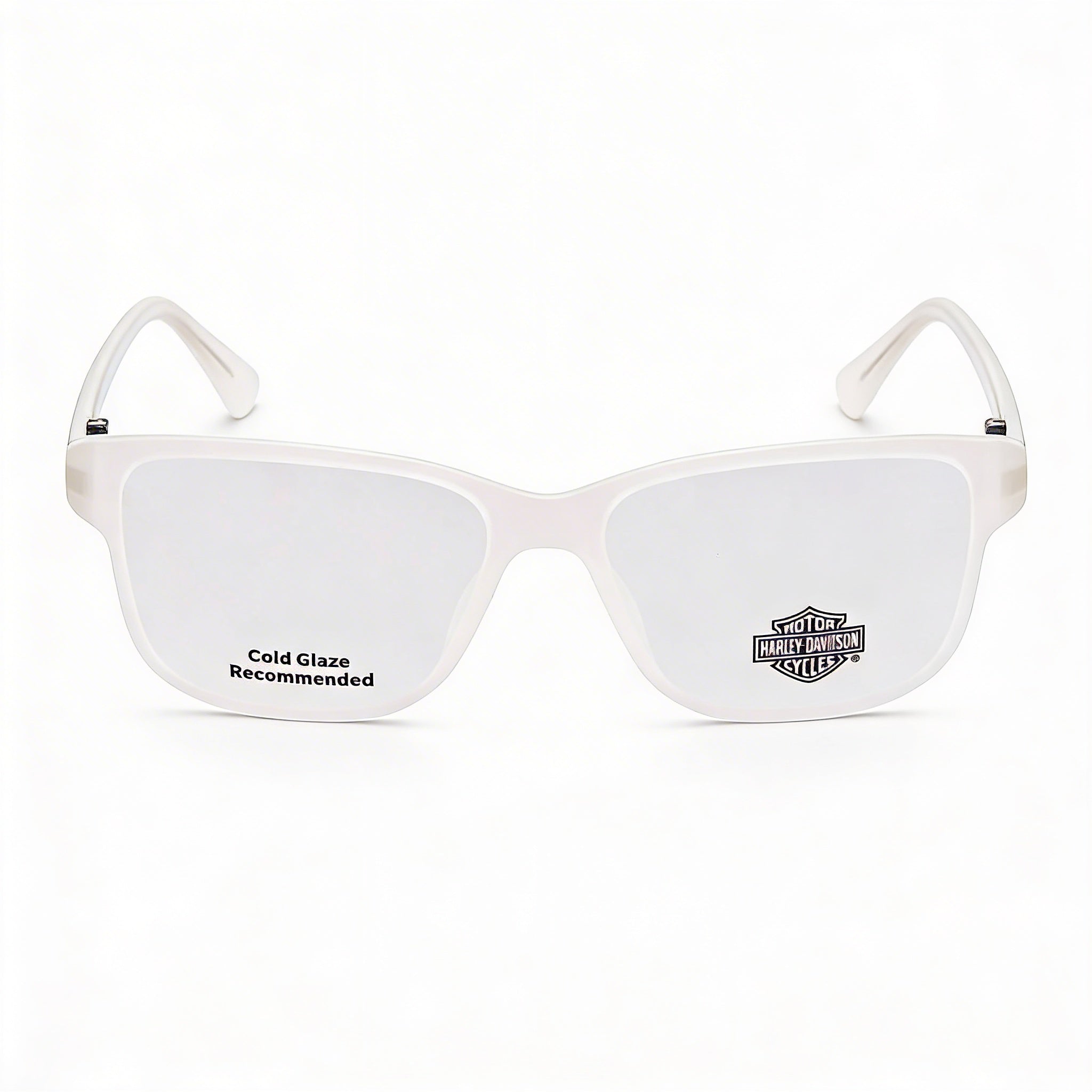 Harley-Davidson HD0981 Men's Full-Rim Rectangular Plastic Demo Eyeglasses Crystal Black 53mm, Photo 2