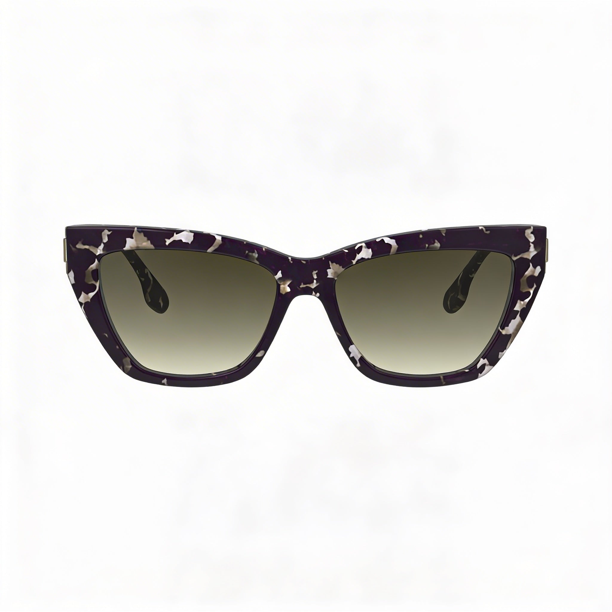 Gafas de sol modernas Victoria Beckham para mujer con montura de acetato color Havana negro y lentes de policarbonato de 55 mm, Photo 2