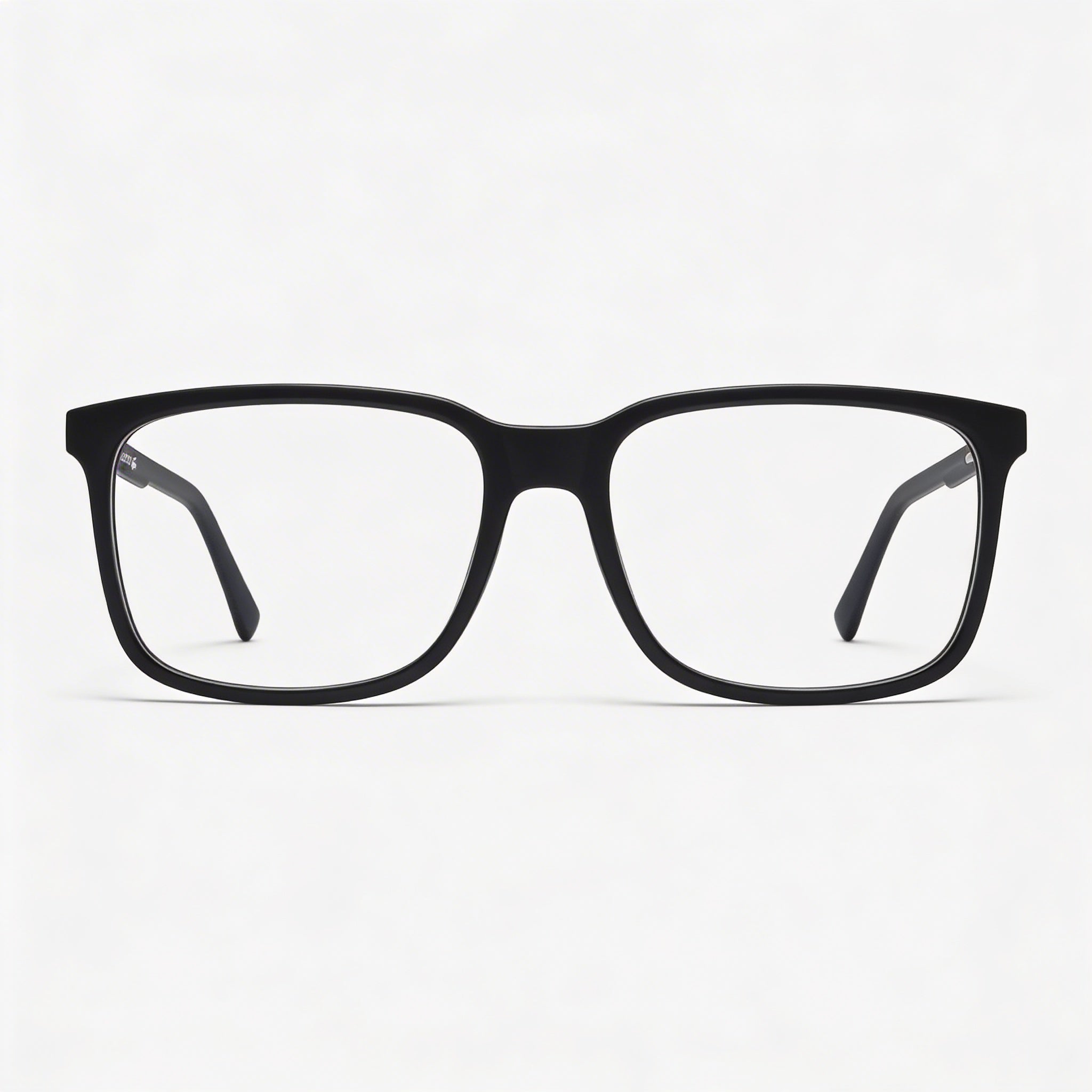 Lacoste Casual Men's Ophthalmic Frames, Matte Dark Grey, Transparent Plastic Lenses, Size 54-18-145, Photo 2