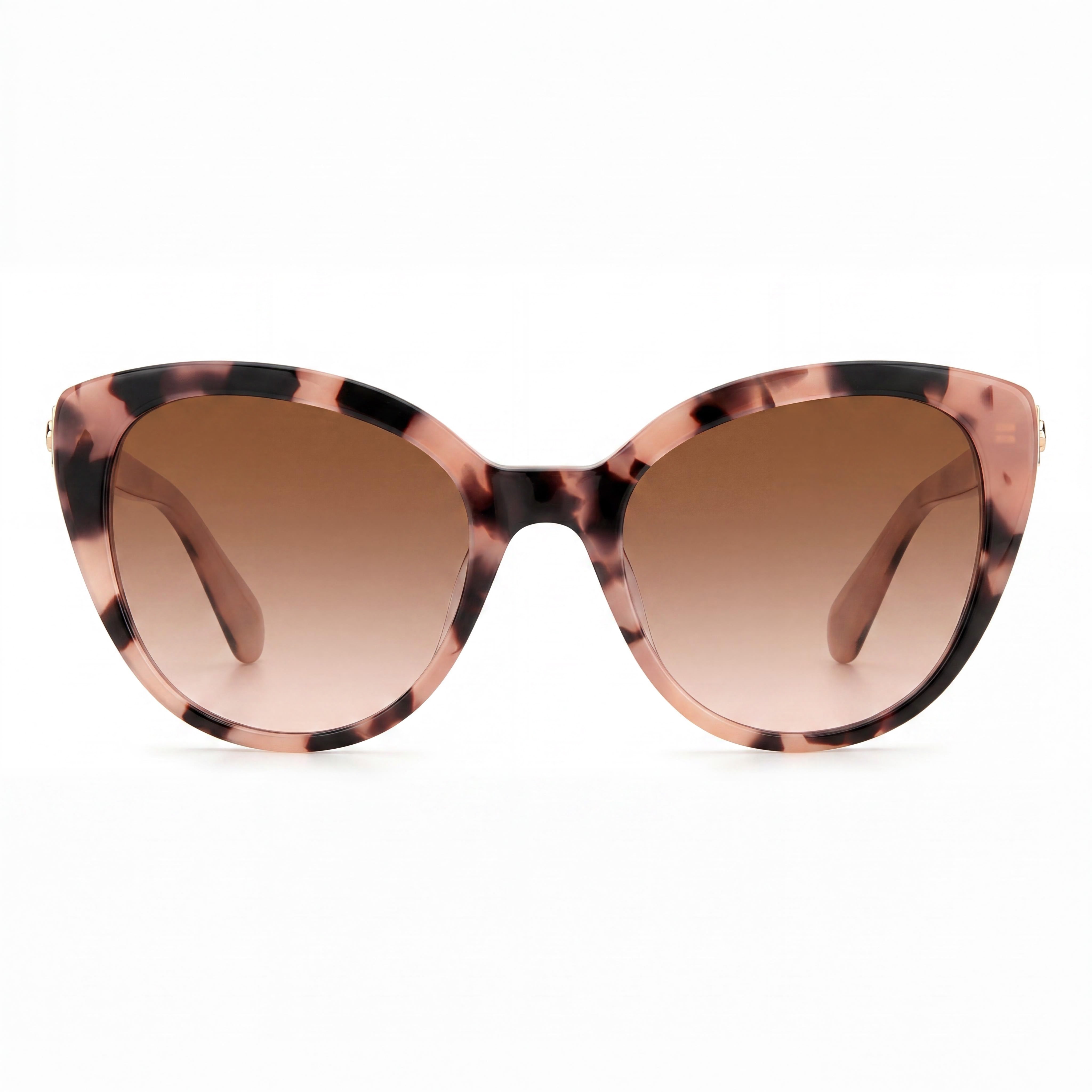 kate spade new york Amberlee/S Women's Pink Havana Brown Pink Gradient Plastic UV Protection Non-Polarized 55-20-140, Photo 2