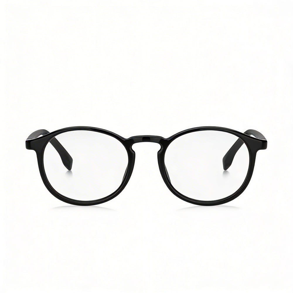 Hugo Boss Modern Men's Black Cellulose Frame Non- Clear Lens Eyeglasses 50-20-145mm