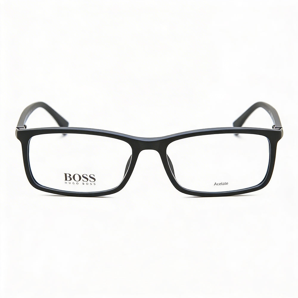 Gafas de sol unisex Hugo Boss 0680/It con montura de plástico gris y lentes de policarbonato grises no polarizadas, 55 mm
