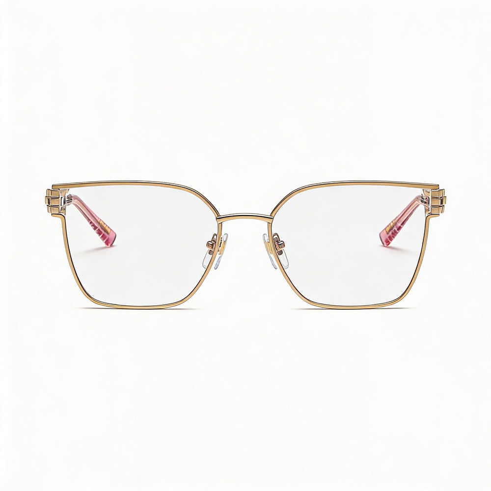 Gafas de Lujo Unisex Chopard, Montura de Acetato, Cobre Dorado Brillante, Ancho de Lente 54mm, Puente 17mm, Patilla 140mm