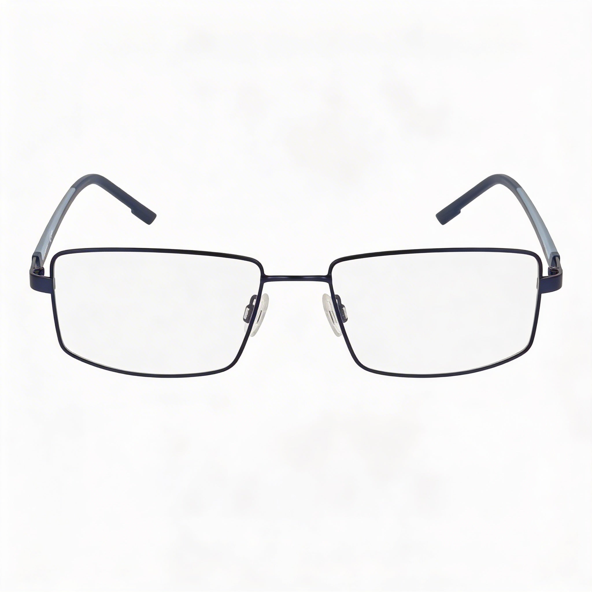 Flexon H6085 Men's Matte Navy Plastic Frame Eyeglasses with 55mm Lens, 17mm Bridge, 145mm Temple, Photo 2