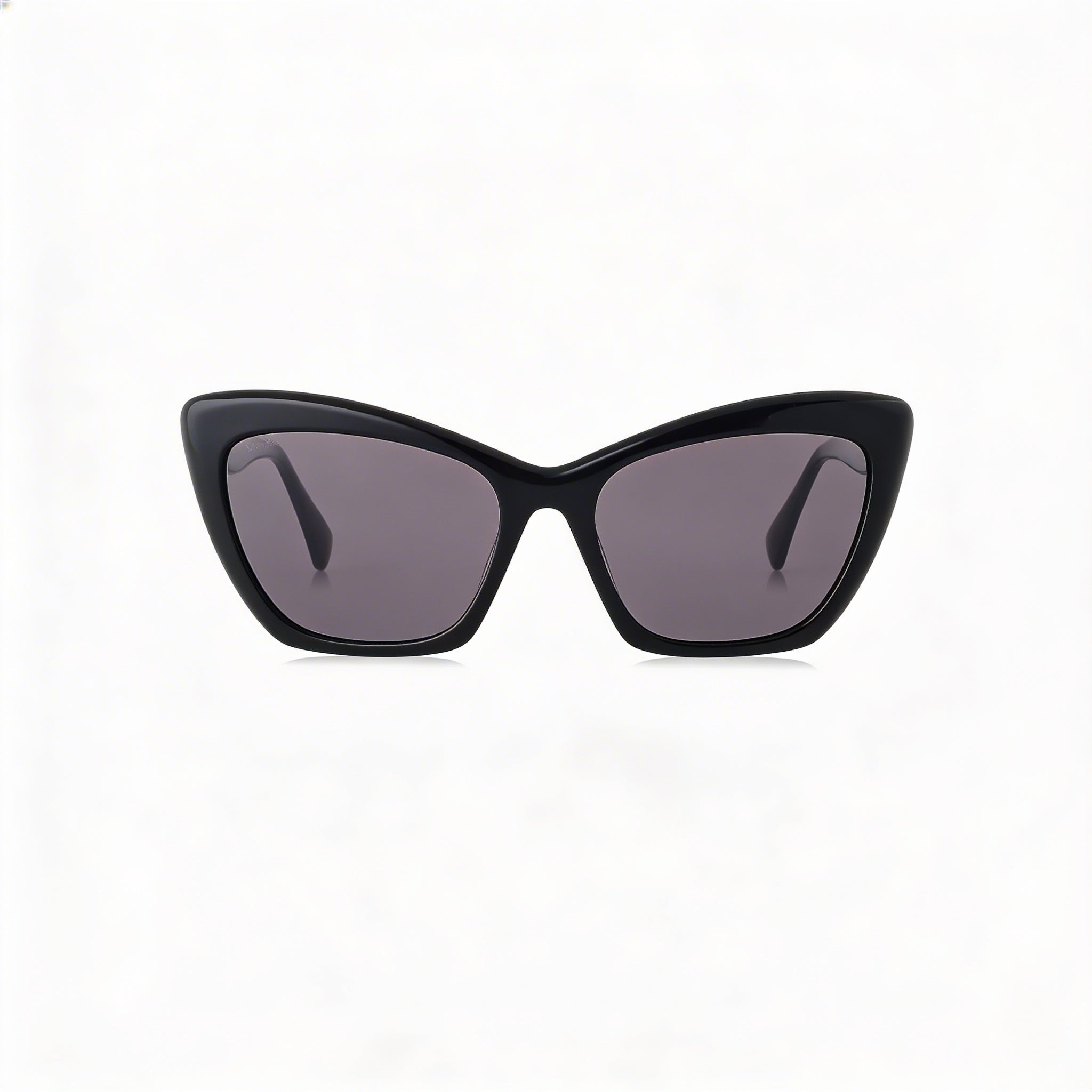 Gafas de sol MaxMara Modern para mujer con montura de plástico negra y lentes ahumadas (ancho de lente: 57 mm, puente: 18 mm, patilla: 145 mm), Photo 2