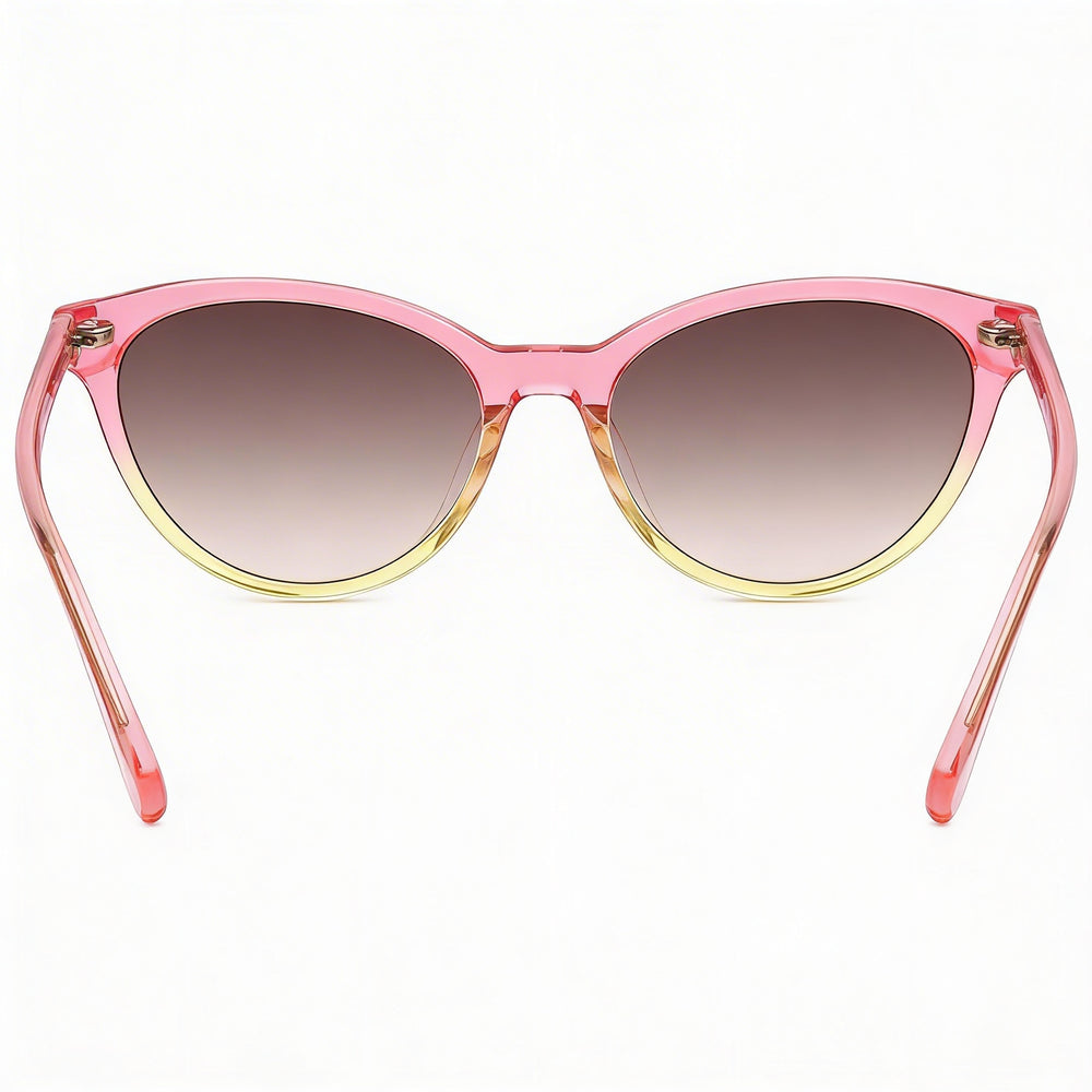 Kate Spade New York ADELINE/G/S Women's Pink Shaded Yellow Brown Gradient Acetate Non-Polarized UV 55mm Sunglasses