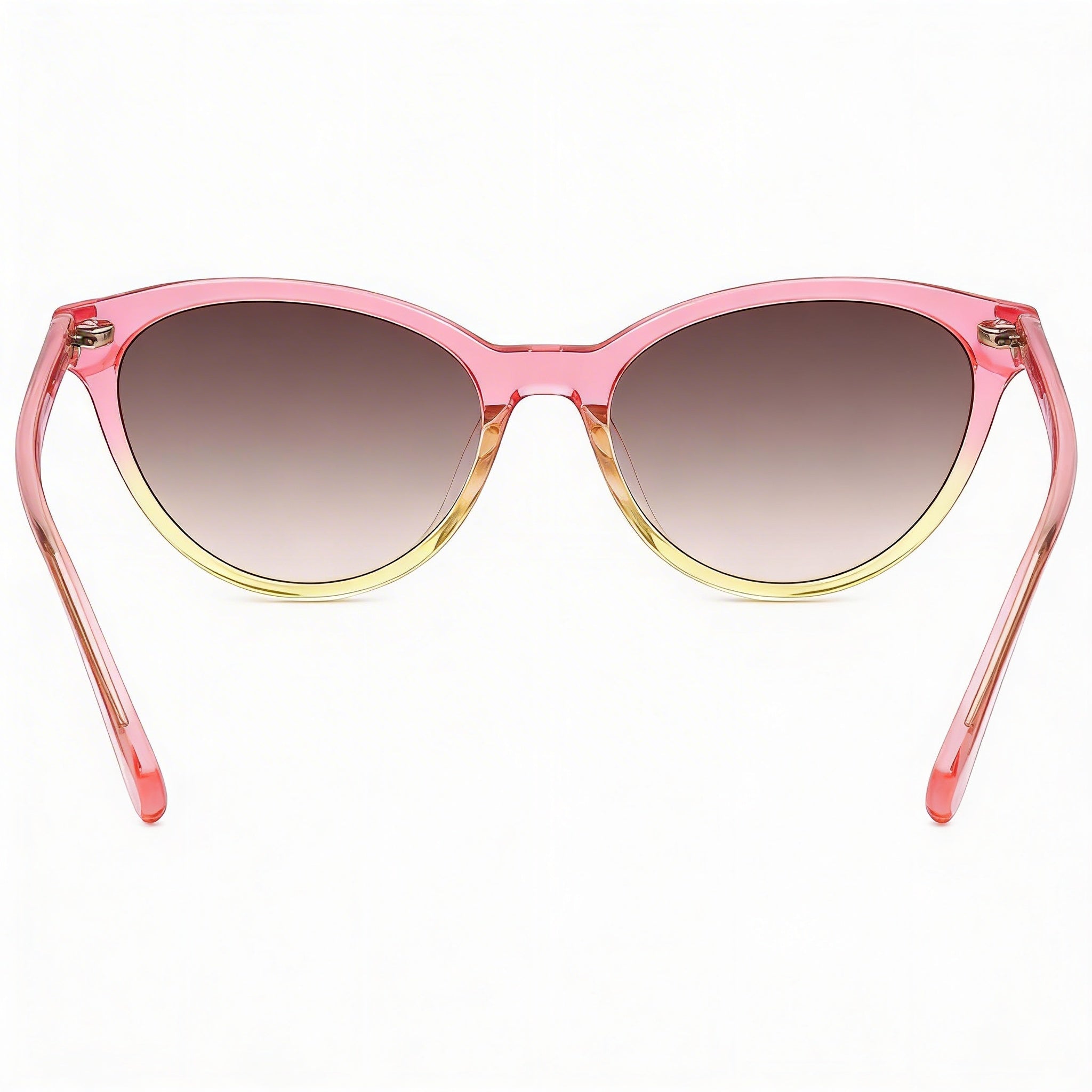 Kate Spade New York ADELINE/G/S Women's Pink Shaded Yellow Brown Gradient Acetate Non-Polarized UV 55mm Sunglasses, Photo 2