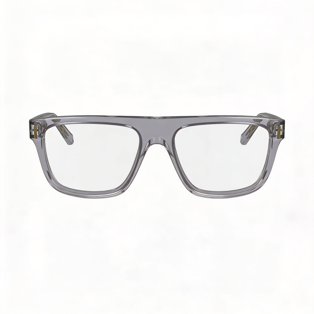 Gafas de acetato Salvatore Ferragamo SF2997 para hombre, color gris cristal claro, 55 mm