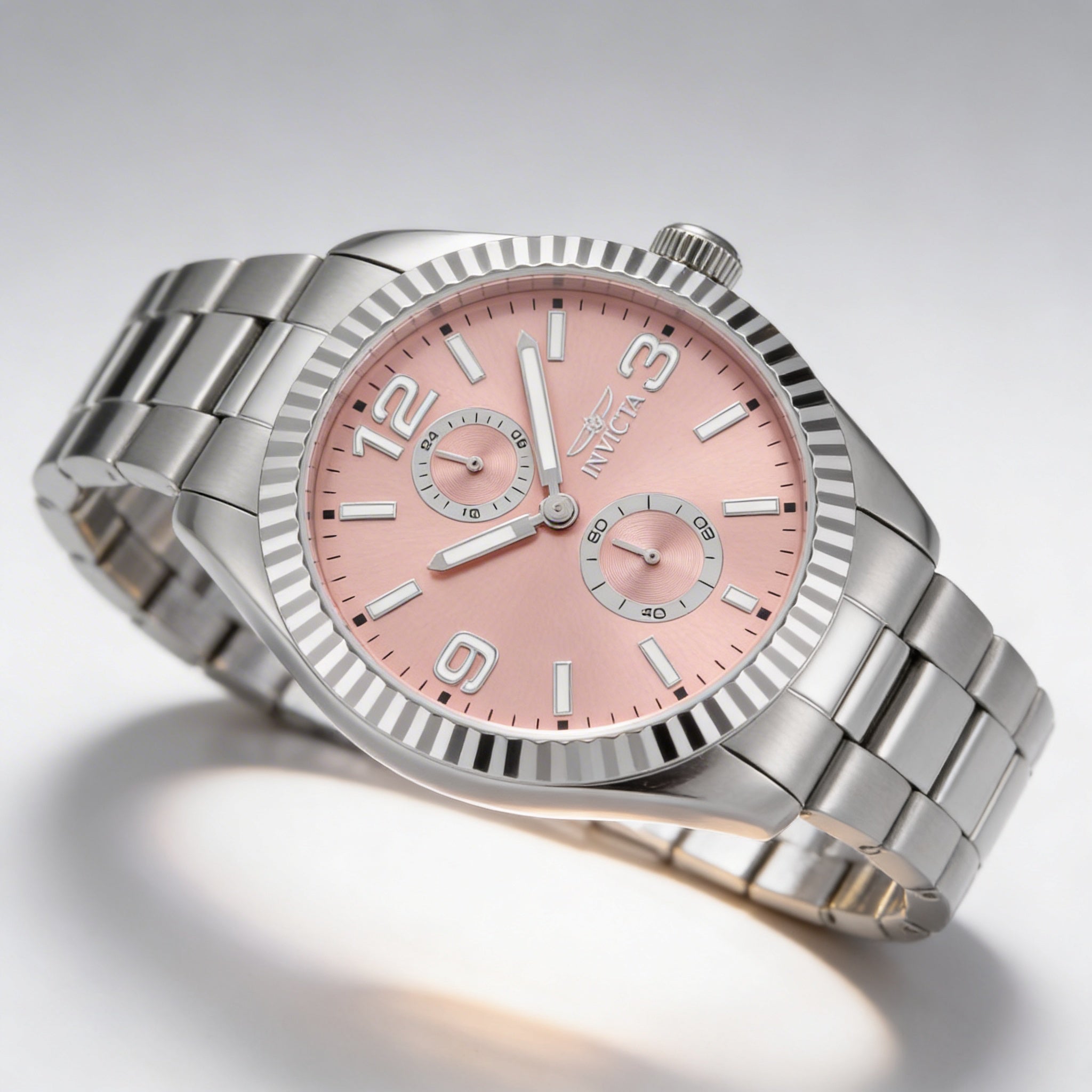 Invicta Specialty 49524 Unisex Quartz Stainless Steel Watch with Rose Gold Dial, 43mm, 5 ATM Water Resistant, Photo 2