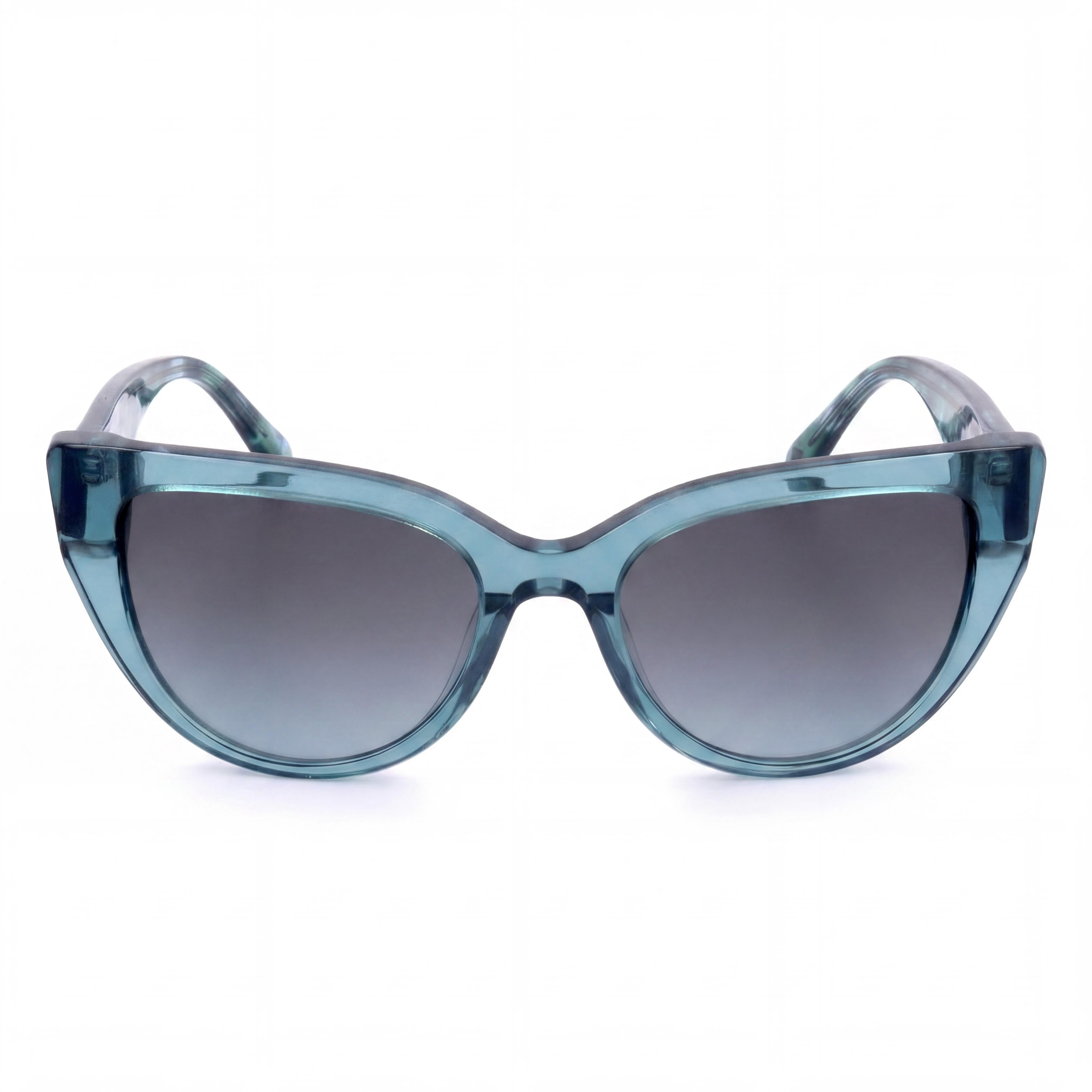 Gafas de Sol Fossil FOS 2125/S para Mujer Acetato Cristal Verde Azulado Gris Petróleo Lentes Gris Petróleo Protección UV 52-18-140, Photo 2