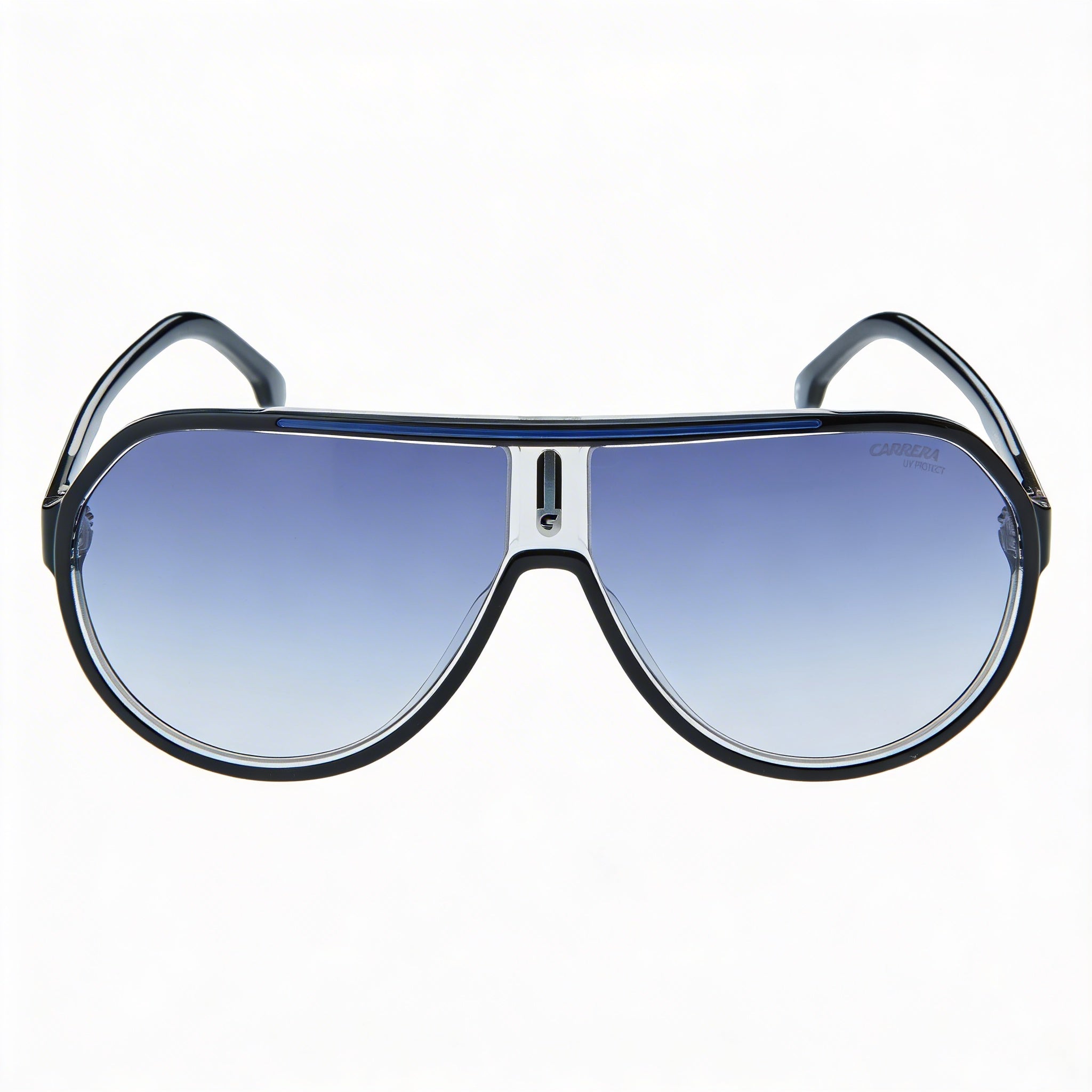 Carrera Casual Men's Acetate Frame Non-Polarized DK Blue Shaded Polycarbonate Lens Sunglasses 64-11-135, Photo 1