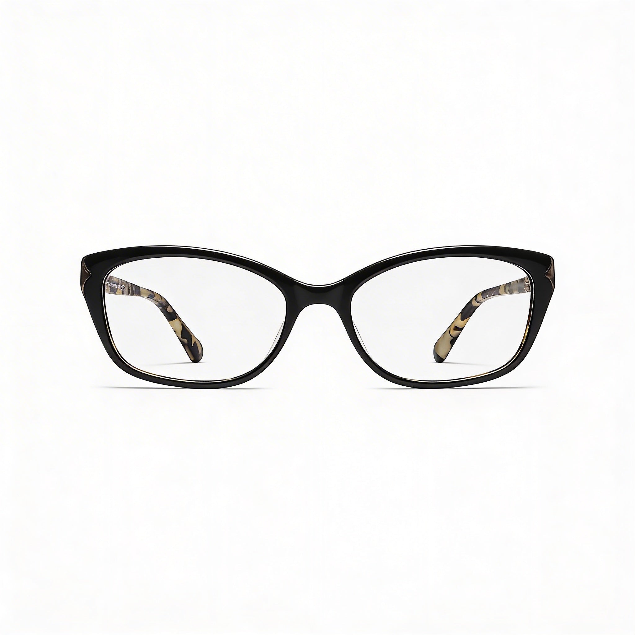 Gafas Kate Spade New York Modern Cat Eye de Acetato, Negro Blanco Habana, Unisex 51mm, Photo 3