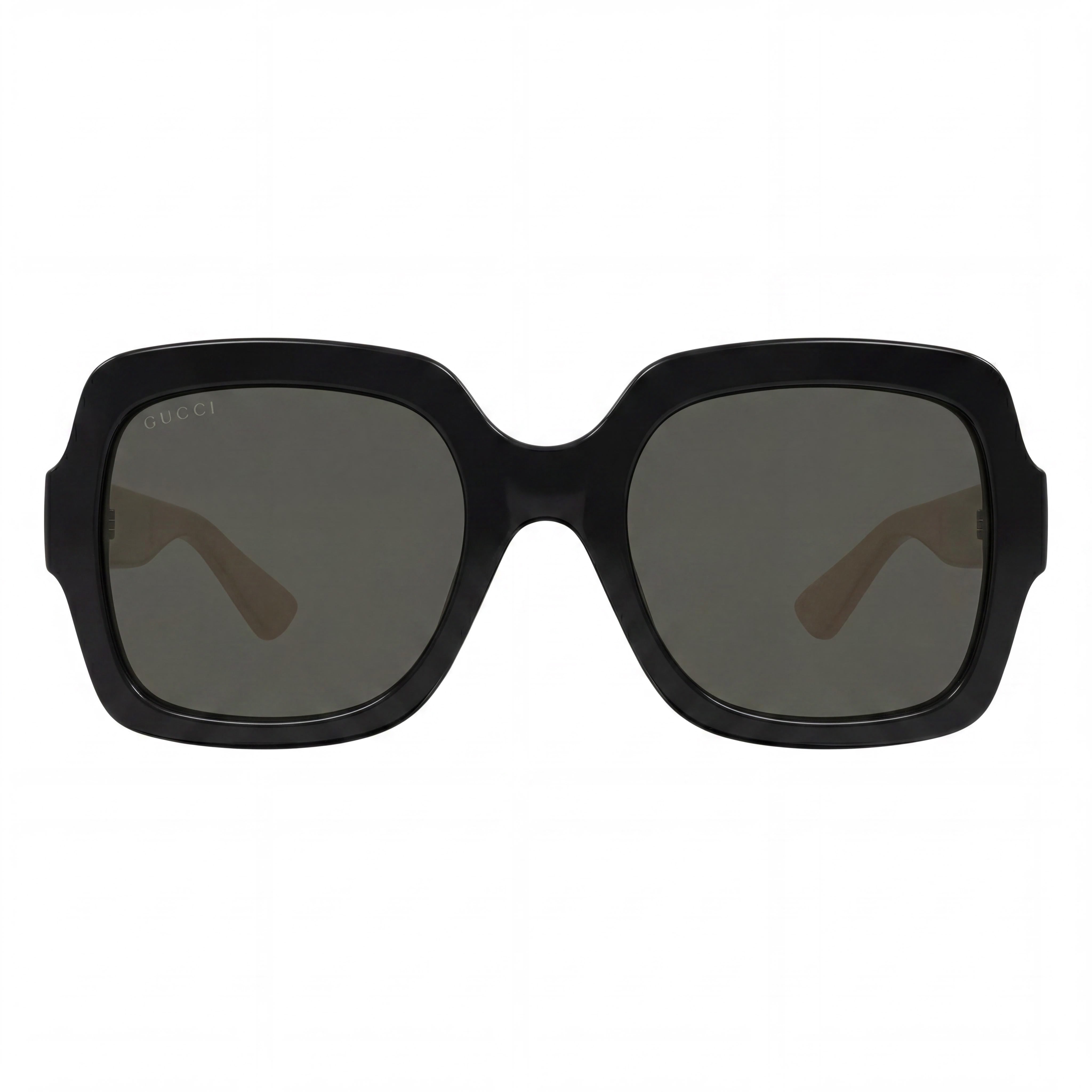 Gucci Classic Women's Oversize Square Black Pink Acetate Frame, Black Lens Sunglasses 54-22-140mm, Photo 2