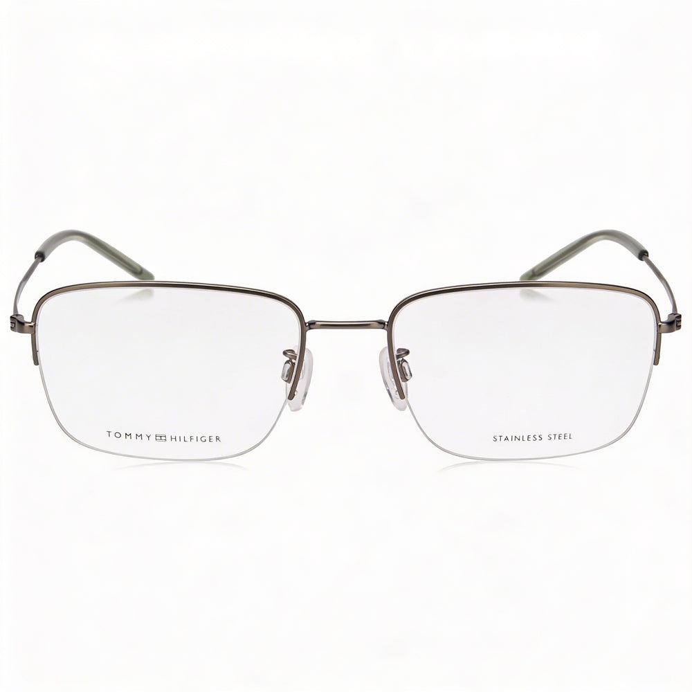 Gafas unisex Tommy Hilfiger Th 1935/F de metal mate oscuro rutenio de 56 mm