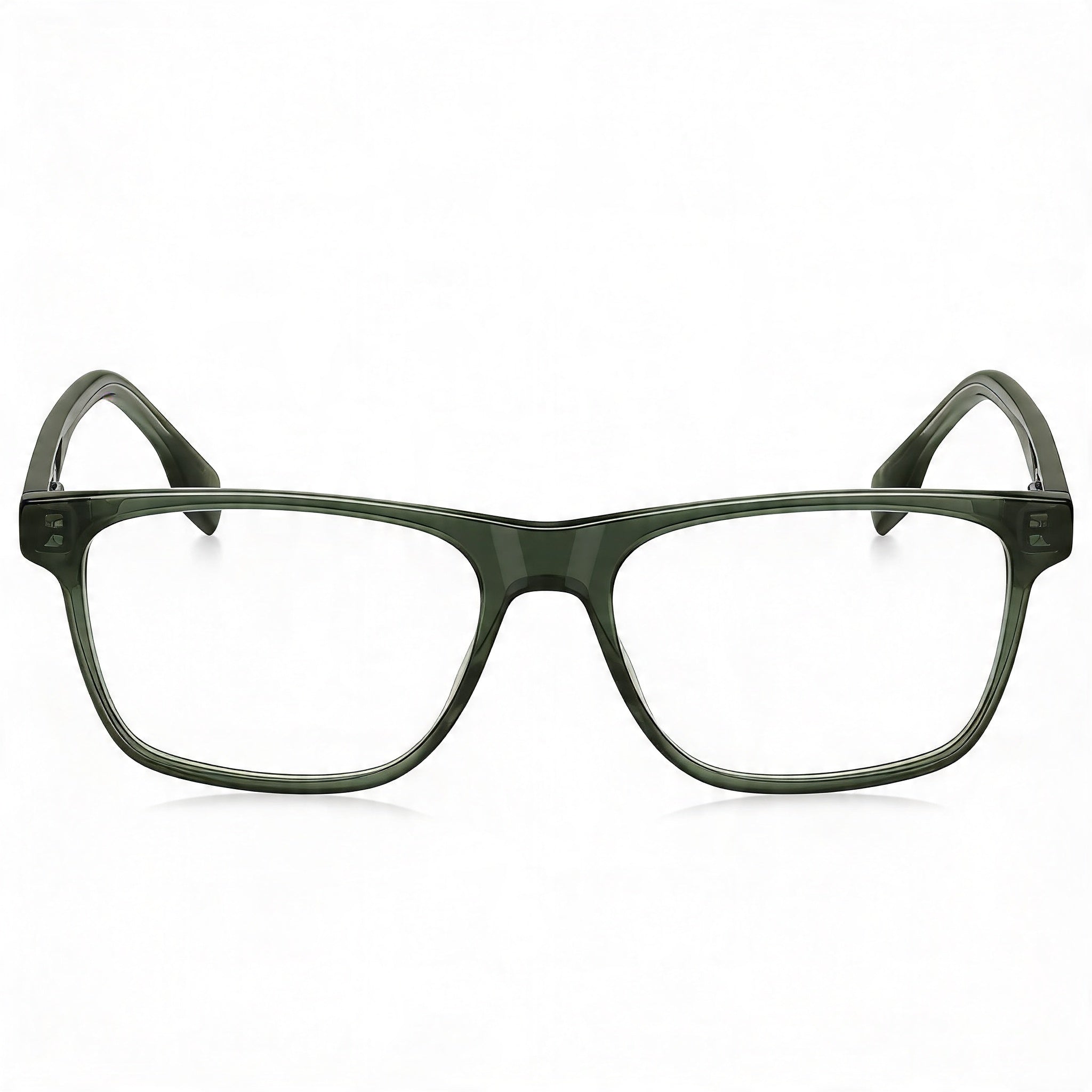Gafas de sol clásicas Hugo Boss para hombre con montura de plástico negro y verde y lentes de policarbonato (55-17-145), Photo 2