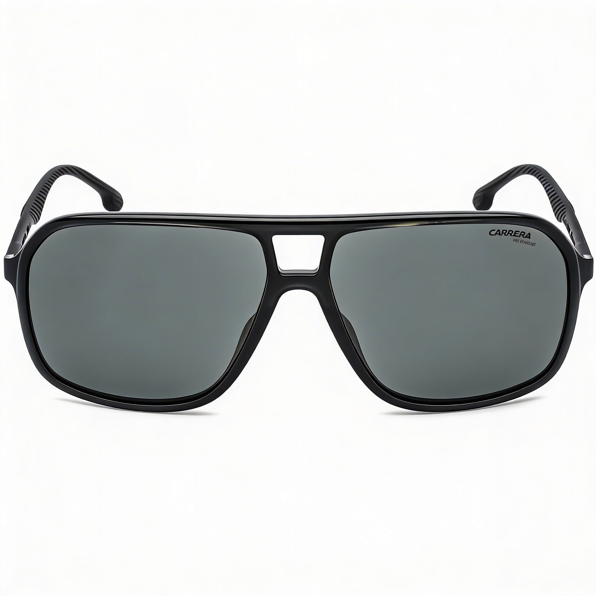 Carrera Classic Men's UV Protection Sunglasses with Gray Plastic Frame and Grey Acetate Non-Polarized Lenses, Photo 2
