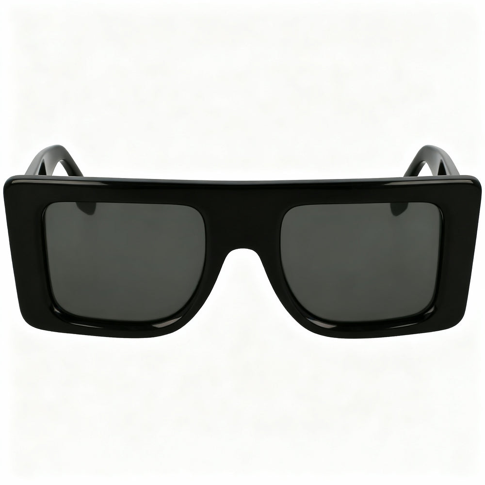 Gafas de sol casuales Victoria Beckham VB677S para mujer, montura blanca y negra, lentes negras, puente de 22 mm, patillas de 145 mm