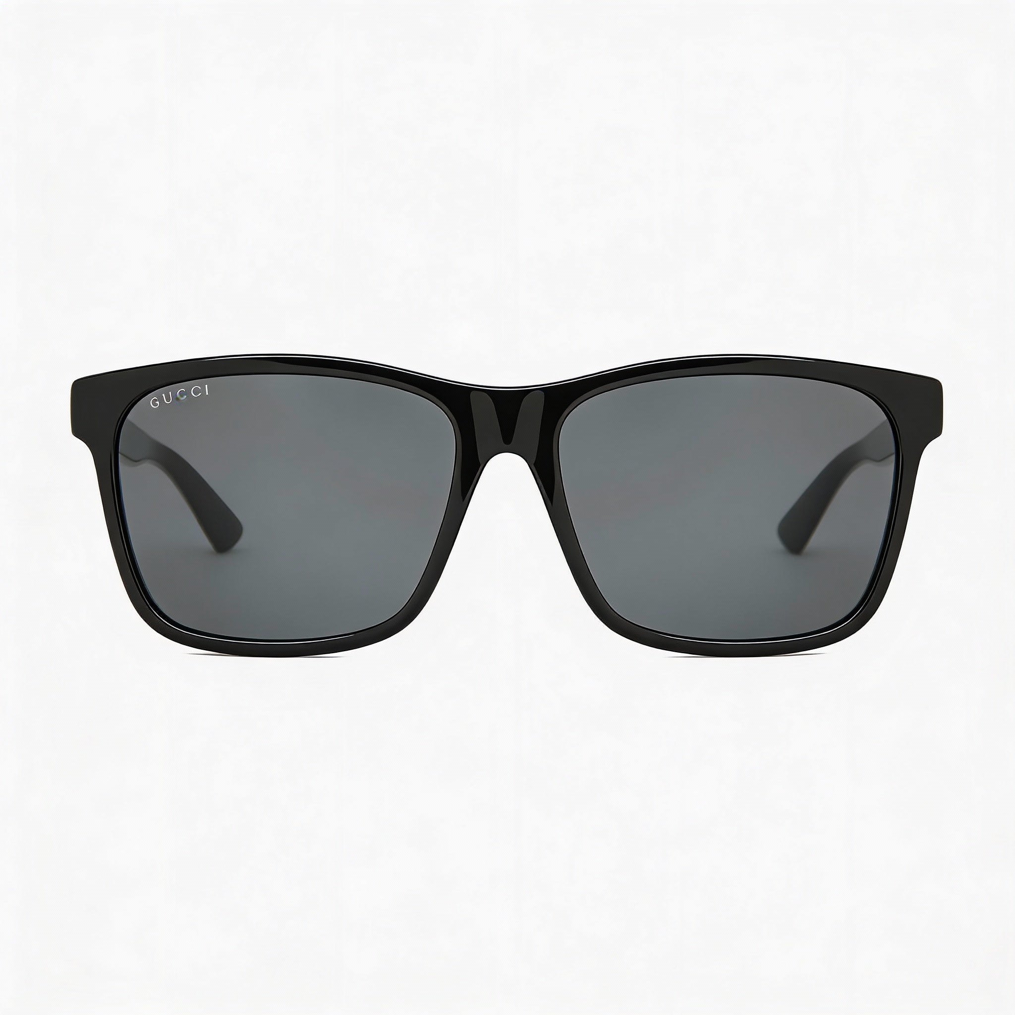 Gucci GG0746SA-001 Women's Black Injected Plastic Square UV Protected Sunglasses Dark Grey Lenses 57mm, Photo 2