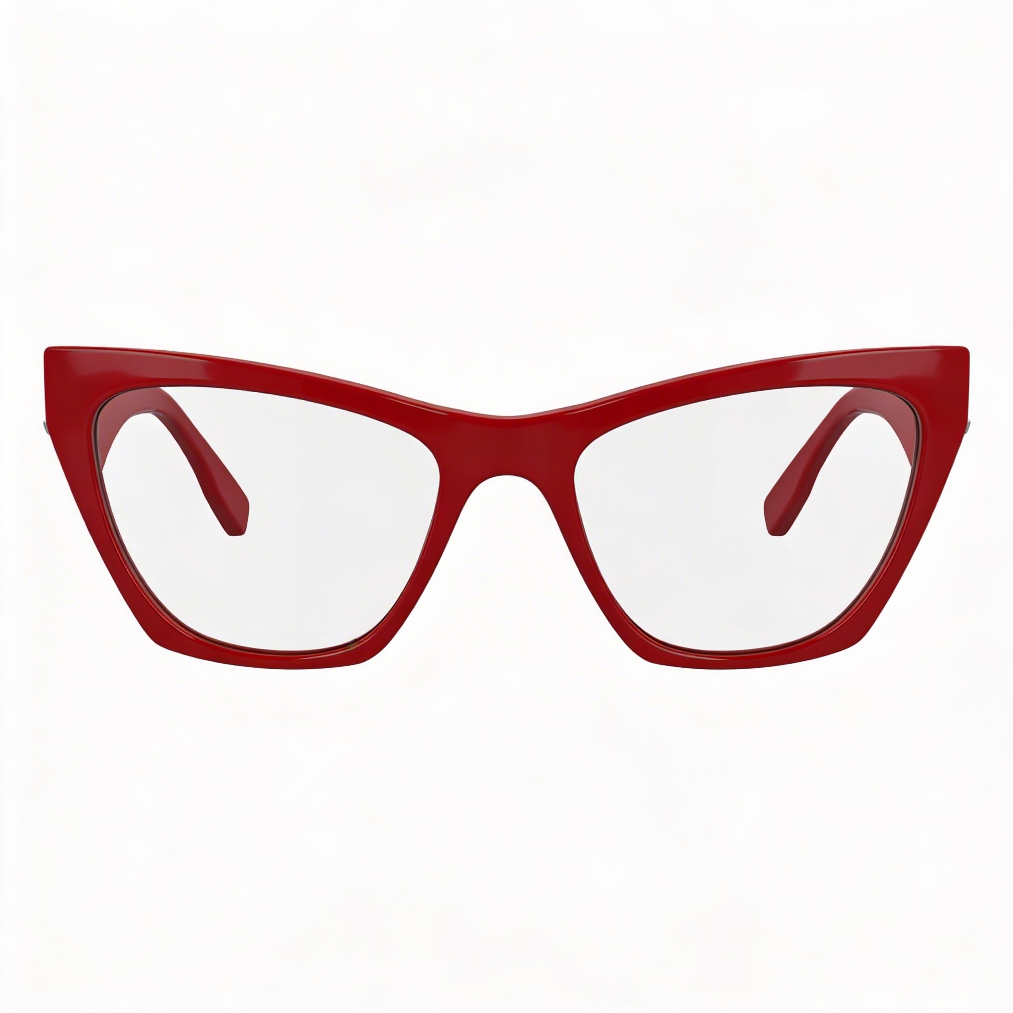Gafas Casuales de Mujer KARL LAGERFELD con Montura de Acetato Rojo y Cristales de Plástico Transparente 54-19-140, Photo 2