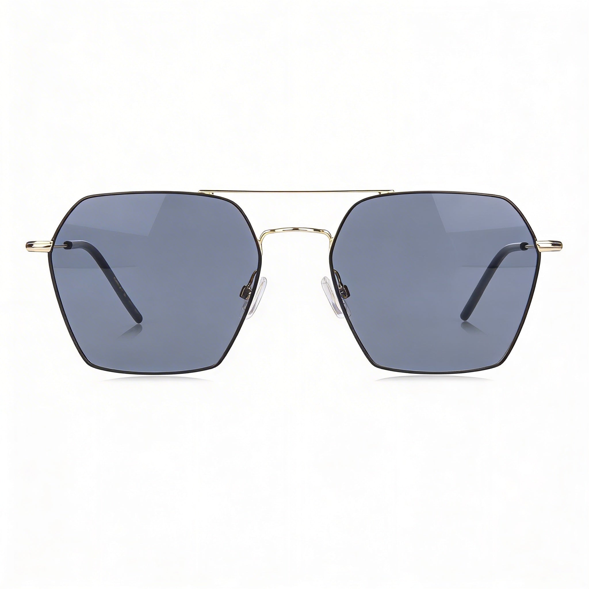 Hugo Boss Casual Women's Gold Black Stainless Steel Frame UV Protected Sunglasses with Stainless Steel Lenses 54mm, Photo 2