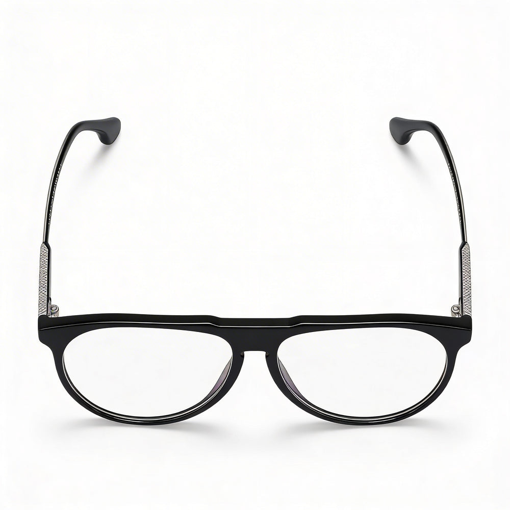 Gafas de sol Victoria Beckham Vb2602 de hombre con montura de metal negro y lentes de policarbonato, ancho de lente de 58 mm
