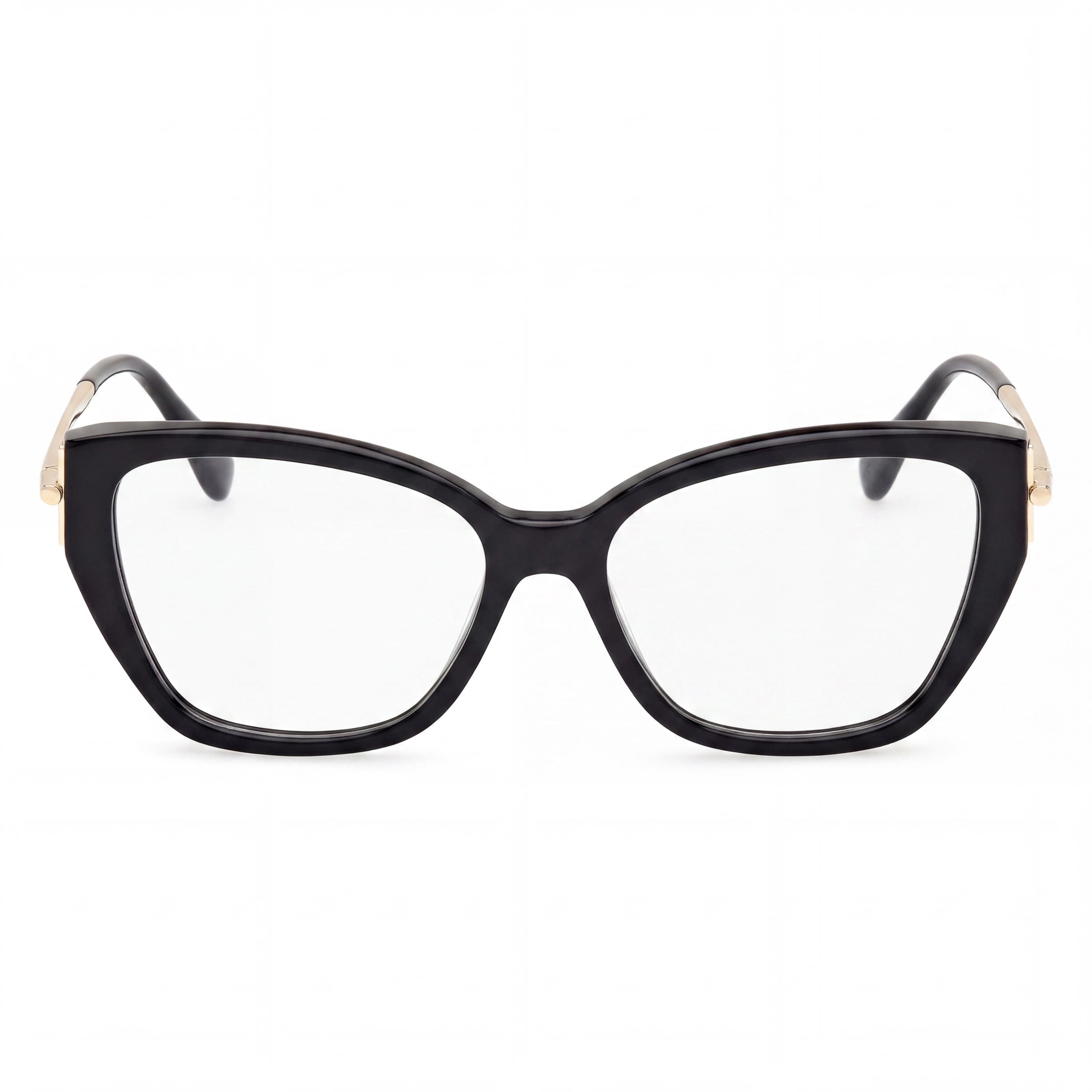 Gafas de sol MaxMara Mm5117 para mujer, de plástico negro, montura dorada pálida, 55 mm, Photo 2