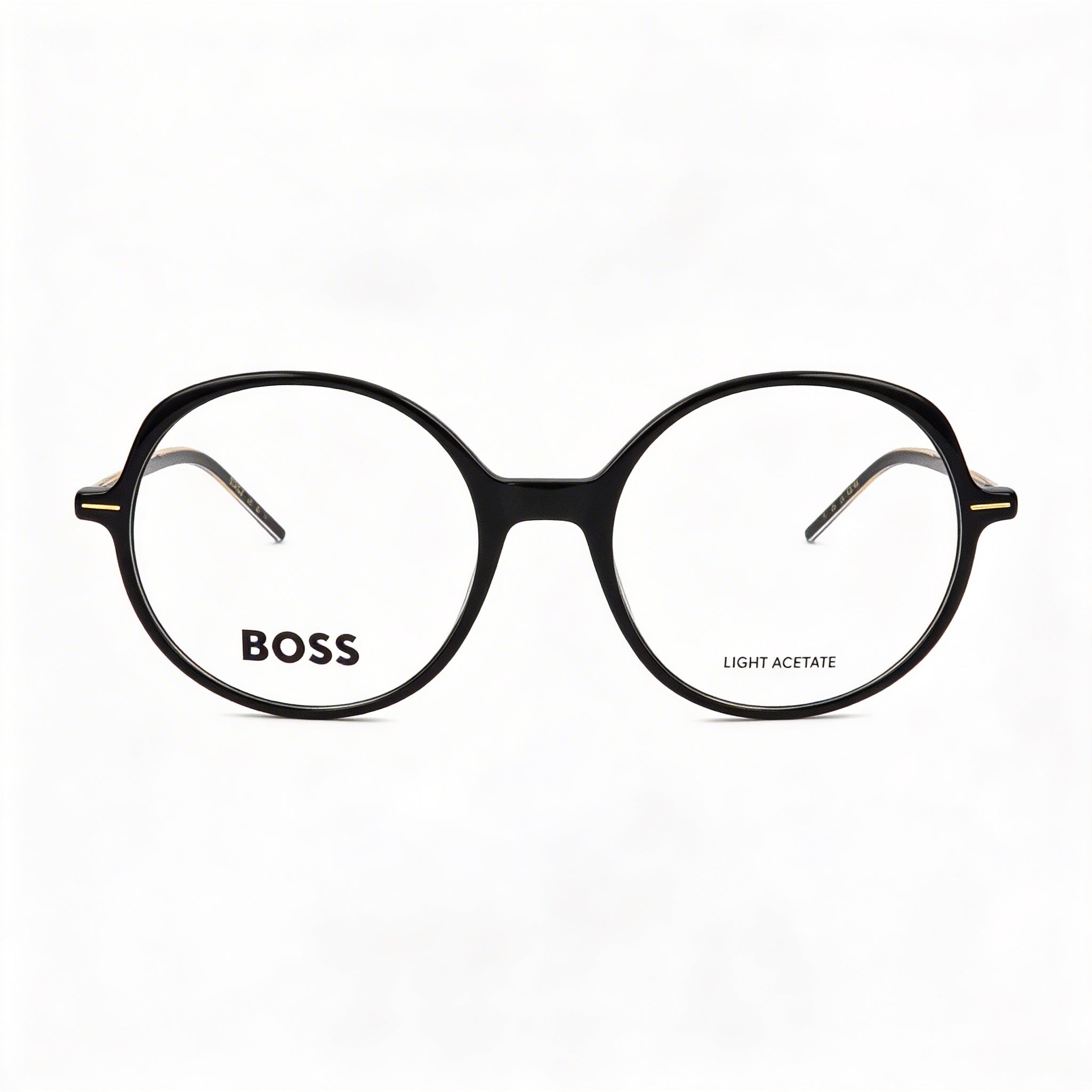 Hugo Boss Casual Women’s Eyeglasses with Light Acetate Frame and Clear Non-Polarized Lenses, Size 51-18-140, Photo 1