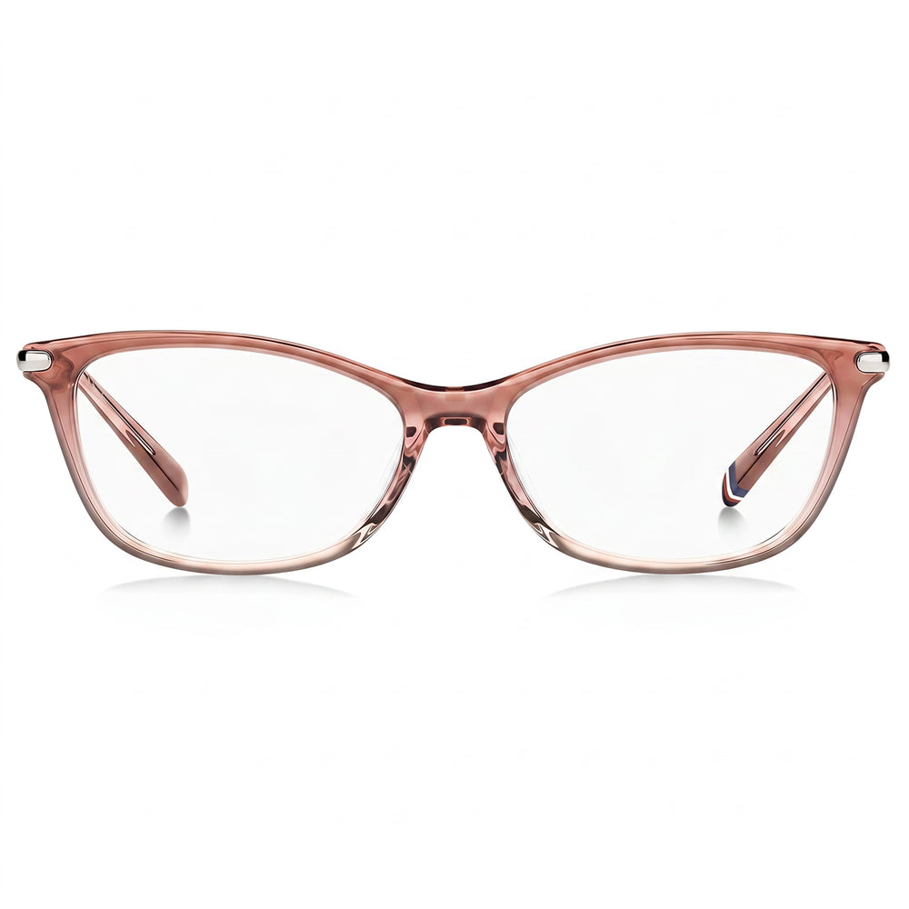 Tommy Hilfiger Adaptive Th 1961 Gafas de Sol Ojo de Gato para Mujer, Montura de Plástico Rosa, Cristales no Policarbonato, 53 mm