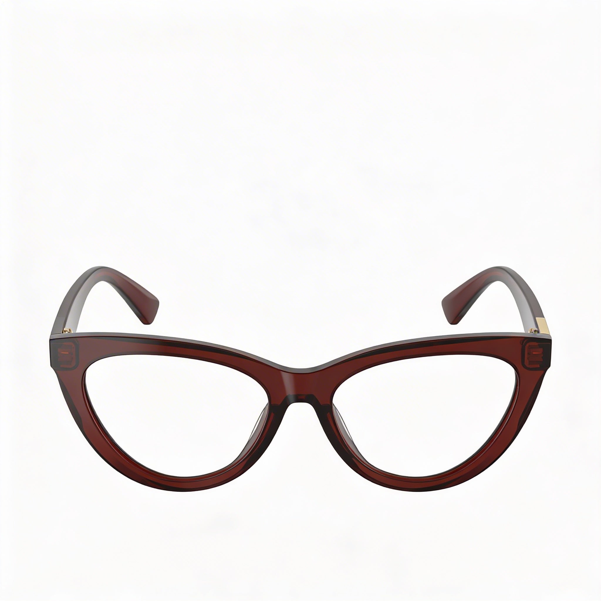BURBERRY Classic Collection Men's Brown Acetate Frame Clear Polycarbonate Lenses 53mm, Photo 2