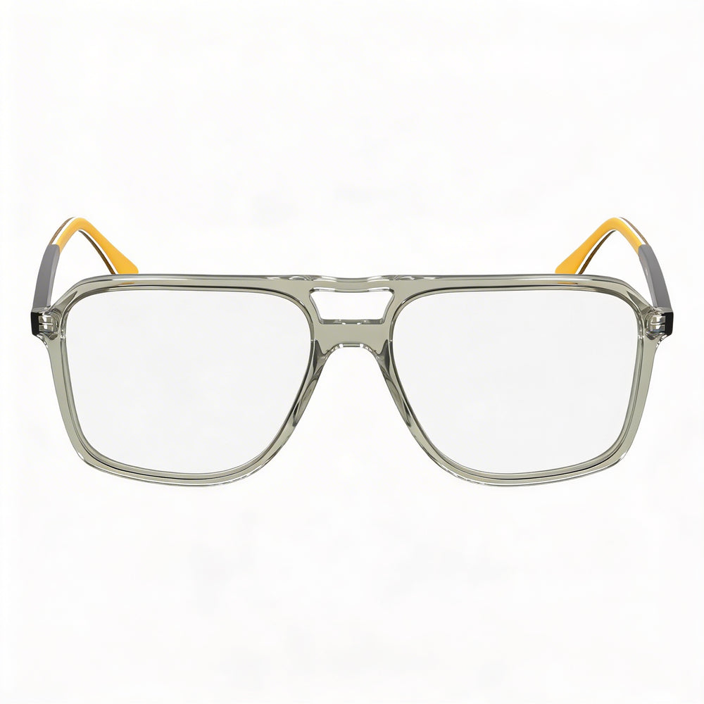 Lacoste Casual Unisex Transparent Grey Acetate Eyeglasses with Transparent Lenses 58mm