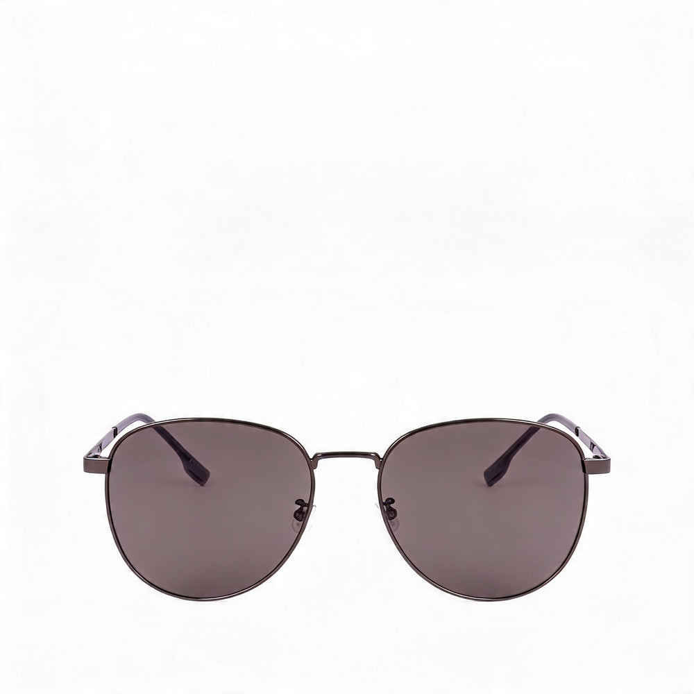 HUGO BOSS Boss 1536/f/s Gafas de sol de acero inoxidable con montura oscura rutenio negro modernas para hombre de 57 mm