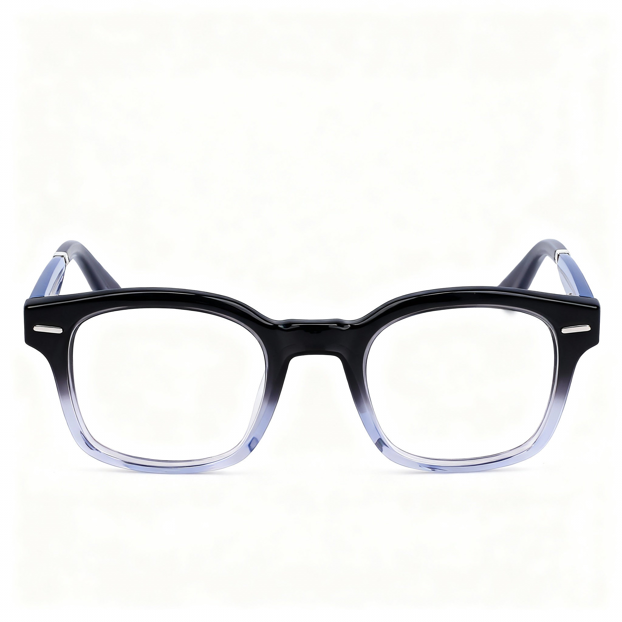 Calvin Klein Ck23511 Unisex Grey Blue Acetate Full-Rim Wayfarer Non-Polarized Eyeglasses 49mm