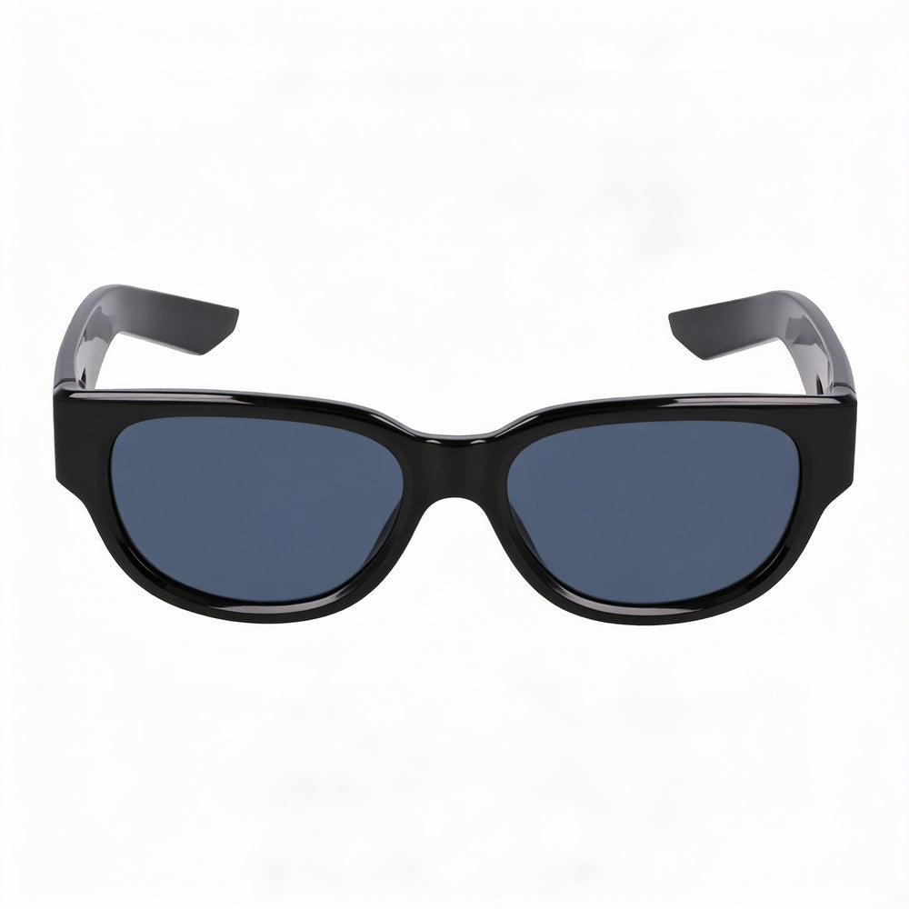 Gafas de sol Nike Variant II EV24014 para hombre, sin polarizar, con montura inyectada en negro y gris, 54 mm
