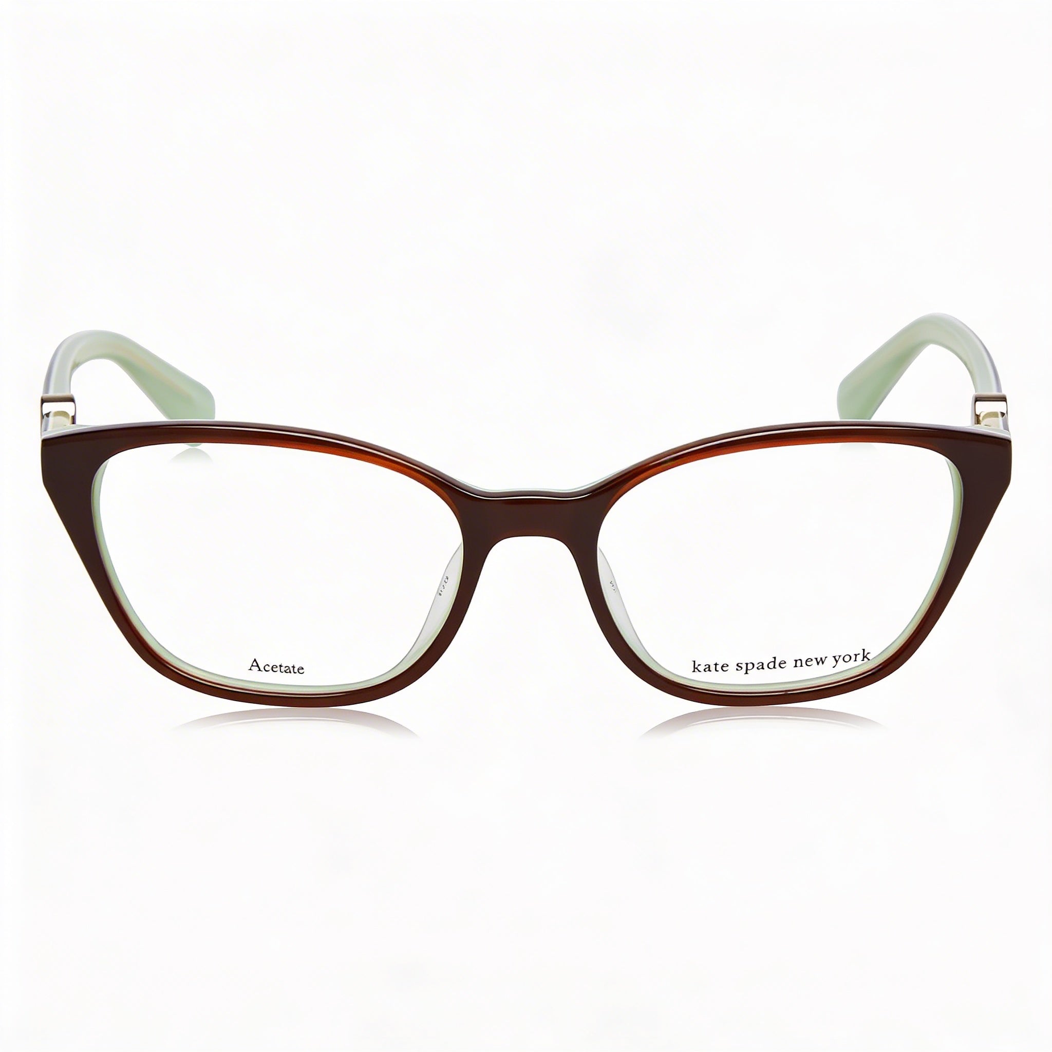 Kate Spade New York Emmalee Unisex Plastic Brown Frame Sunglasses 49mm, Photo 2