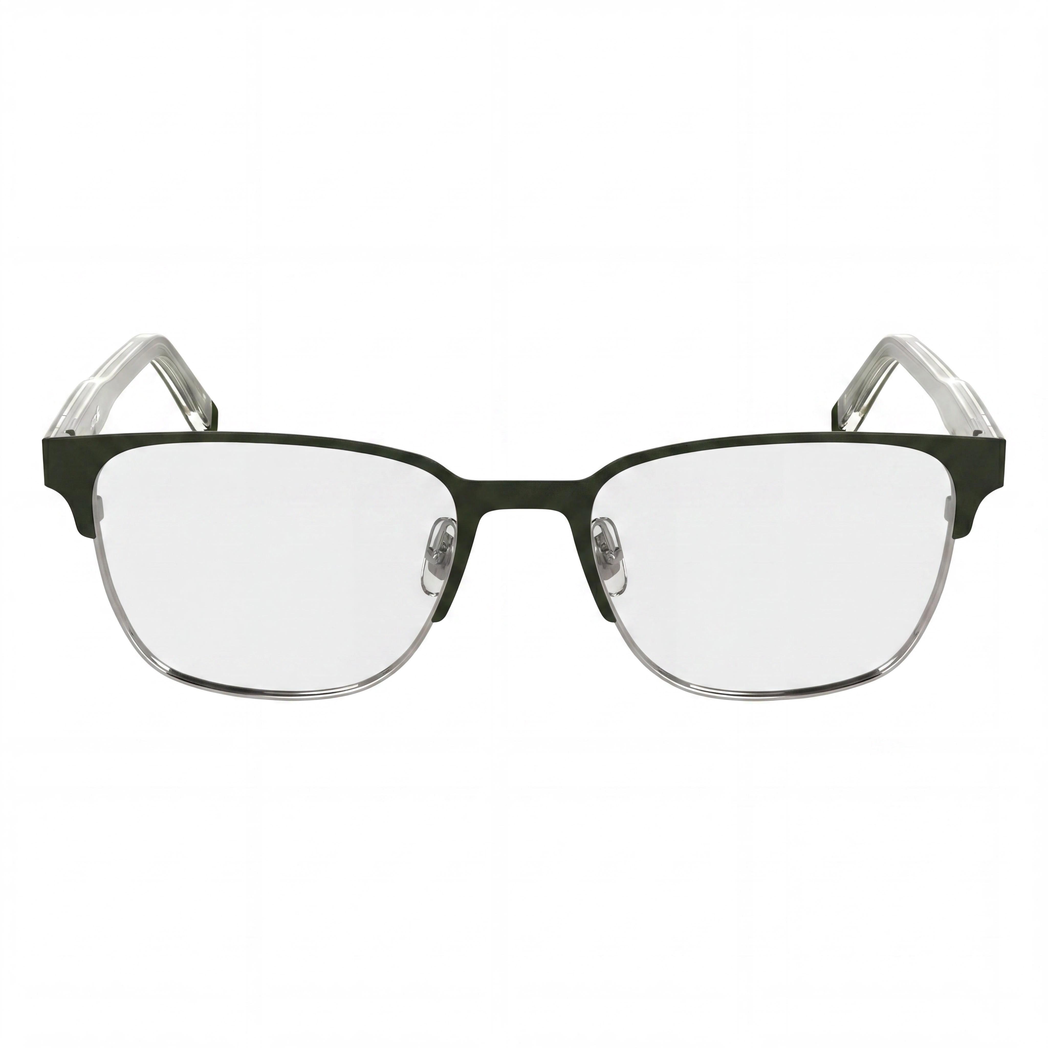 Gafas Lacoste Modern unisex, montura y lentes verde caqui mate, policarbonato, ancho de lente 53 mm, Photo 2