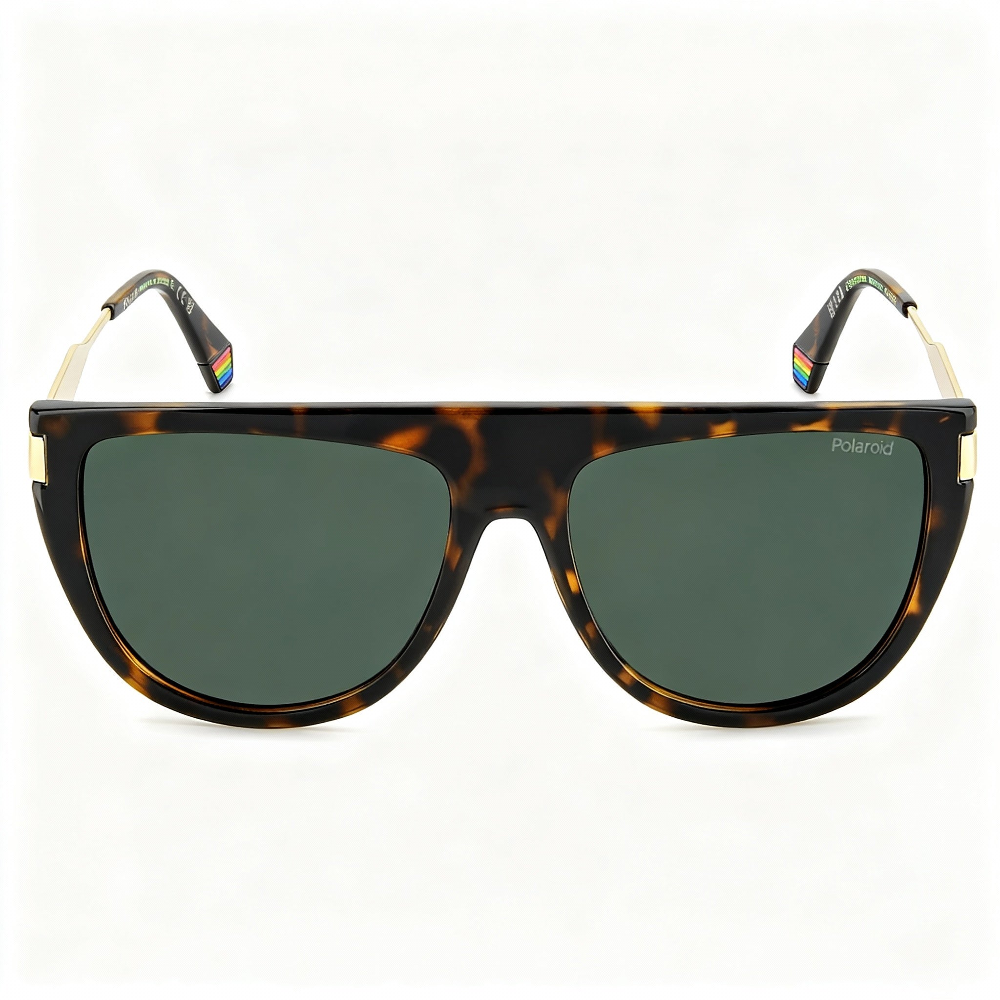 Gafas de sol polarizadas Polaroid PLD 6221/S/X de policarbonato ecológico para mujer, montura verde habano oscuro, lentes verdes de 57 mm, Photo 2