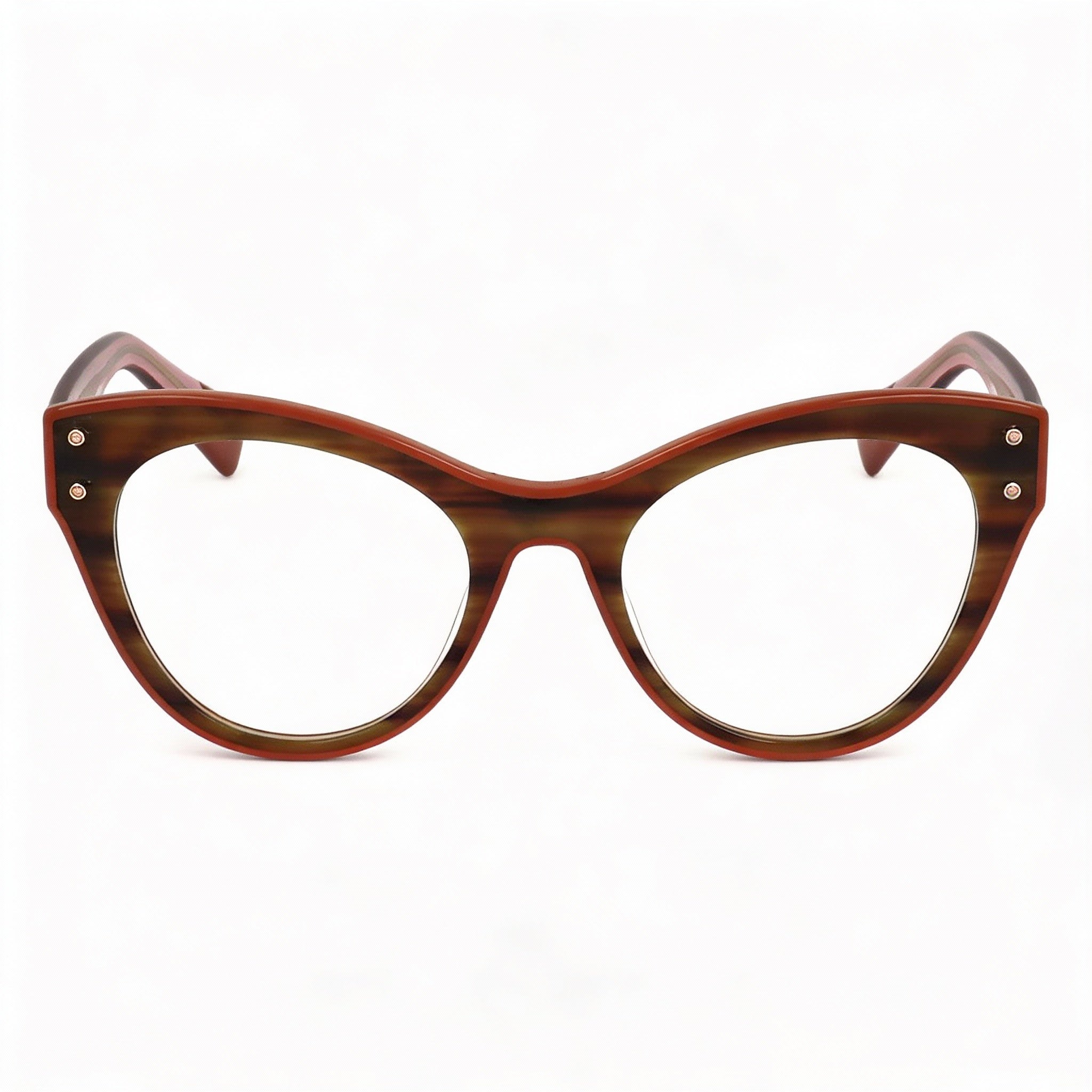 Gafas de plástico casuales para mujer M Missoni Havana Nude 50/20/145, Photo 1