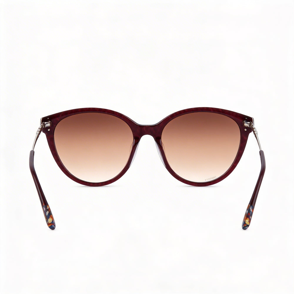 Missoni Sport Women's Multicoloured Stainless Steel Sunglasses with Brown Lenses, Non-Polarized 53mm