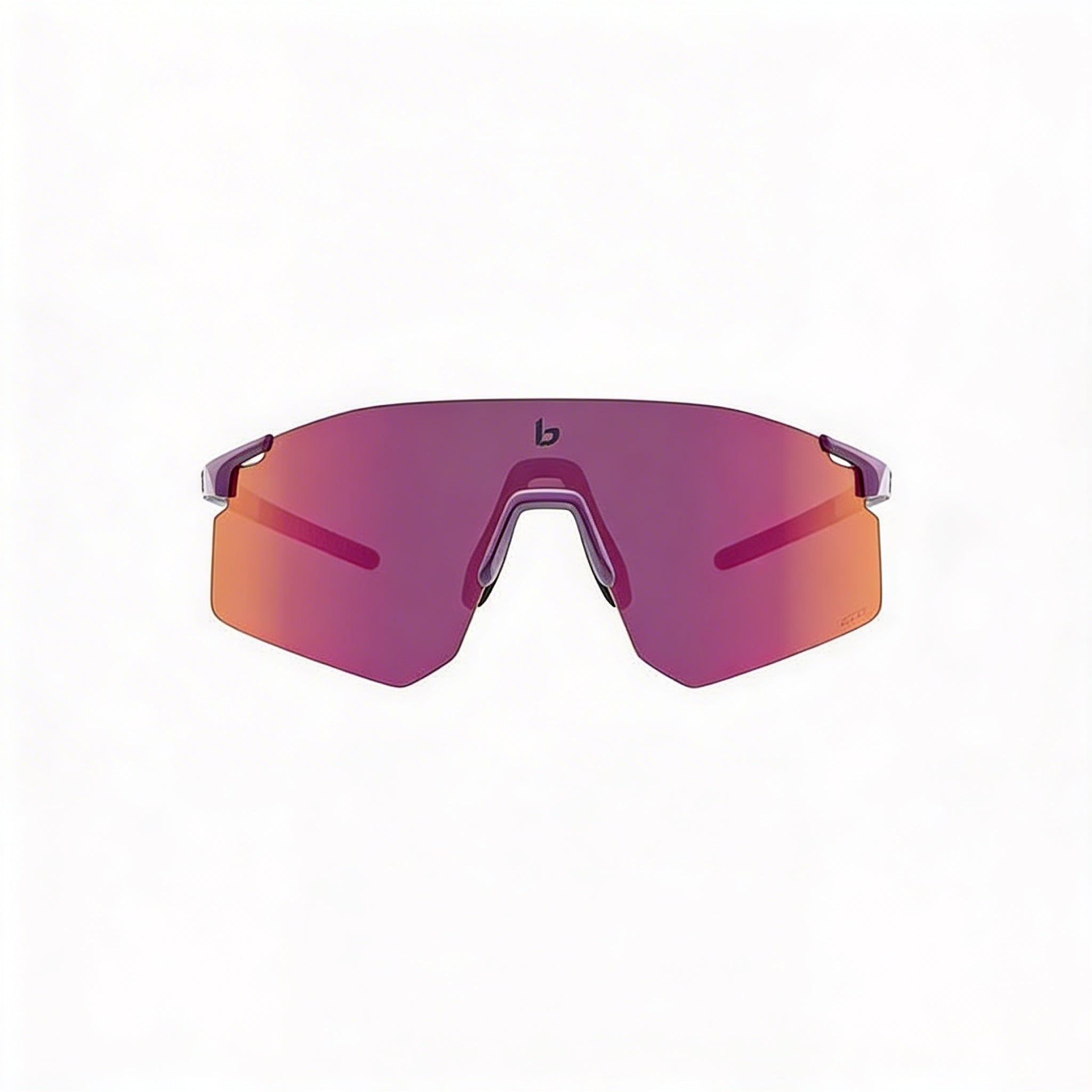 Bollé Gafas de sol de ciclismo unisex para adulto, montura acrílica, lente de policarbonato, Volt Ruby Astro Purple, 60 mm, Photo 2