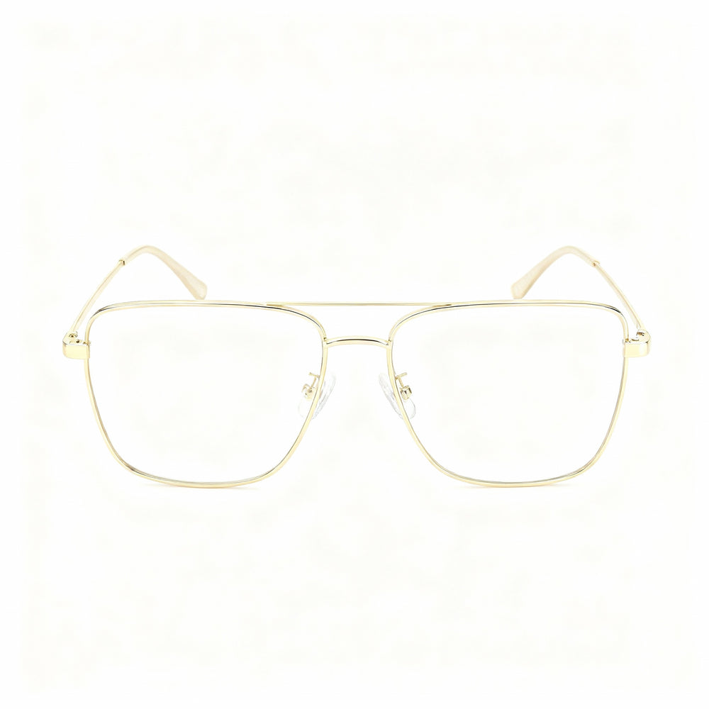 Gafas Carrera 3022 para mujer, montura completa de metal dorado y negro, lentes de 55 mm, puente de 17 mm, patillas de 140 mm