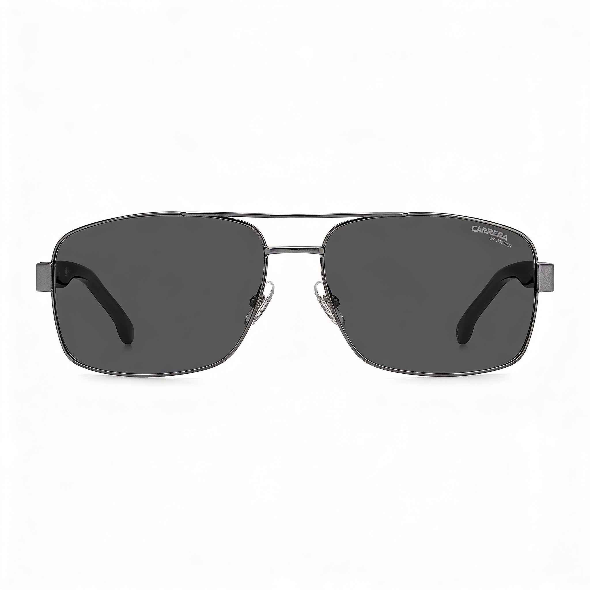 Carrera Casual Unisex Stainless Steel Frame Dark Ruthenium Polycarbonate Lenses Sunglasses with UV Protection 61mm, Photo 2