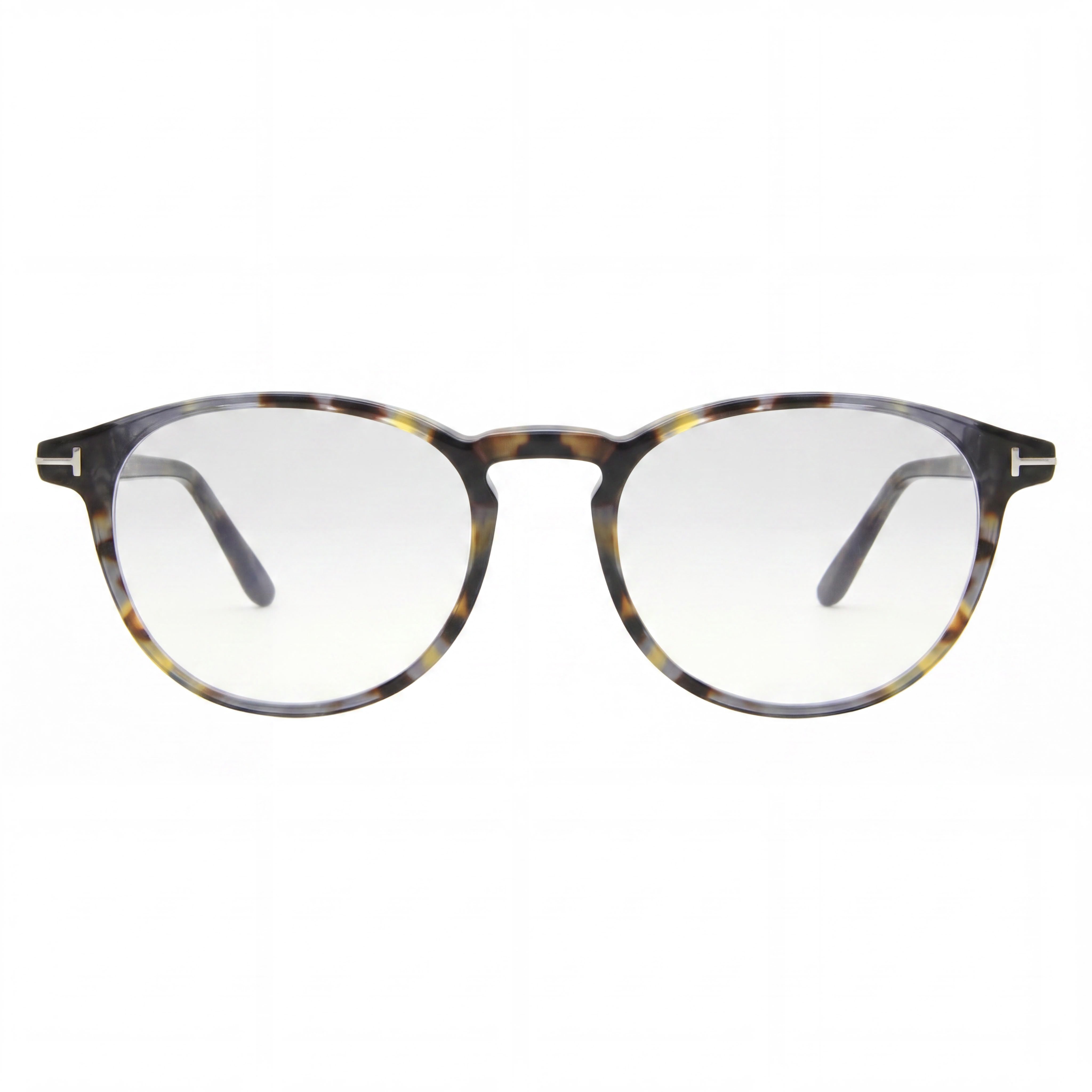 Tom Ford Modern FT5803-B Gafas con filtro de luz azul para hombre 49 mm - Gris habana brillante vintage, Photo 2