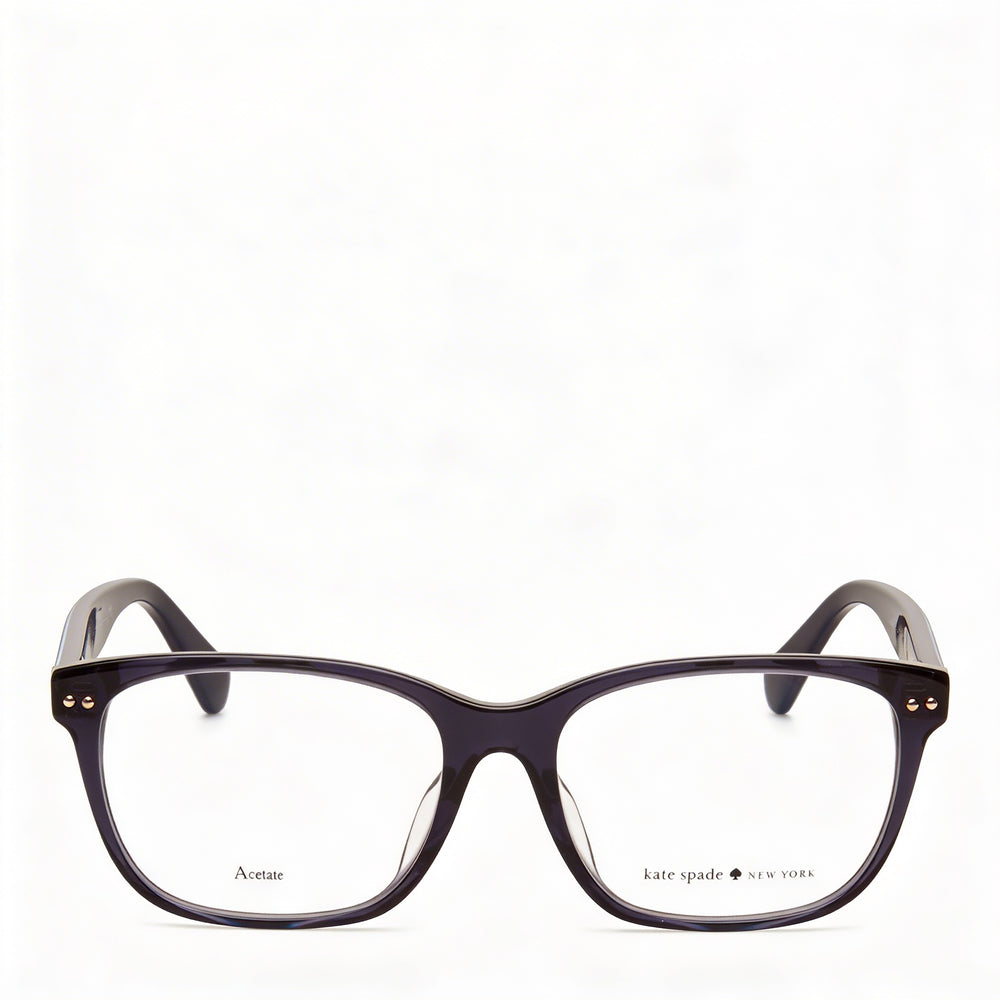 kate spade new york Cailin/F Montura óptica de acetato para mujer en Violet Marbleme - Lente 52 mm, Puente 16 mm, Patilla 145 mm