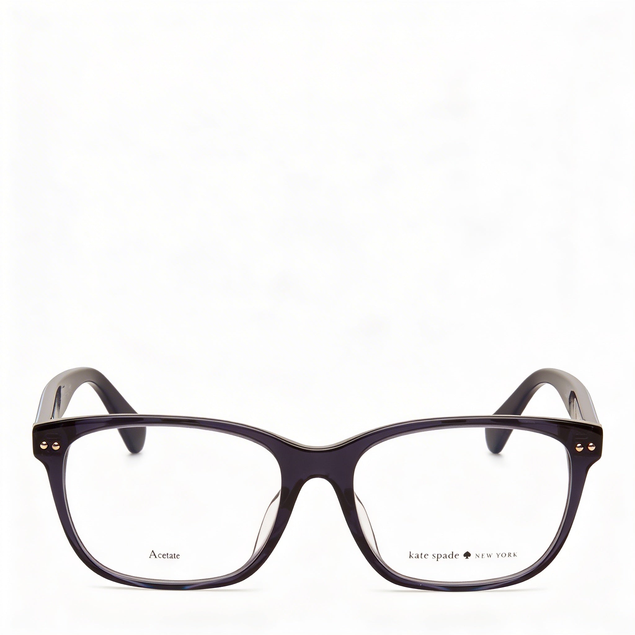kate spade new york Cailin/F Montura óptica de acetato para mujer en Violet Marbleme - Lente 52 mm, Puente 16 mm, Patilla 145 mm, Photo 2