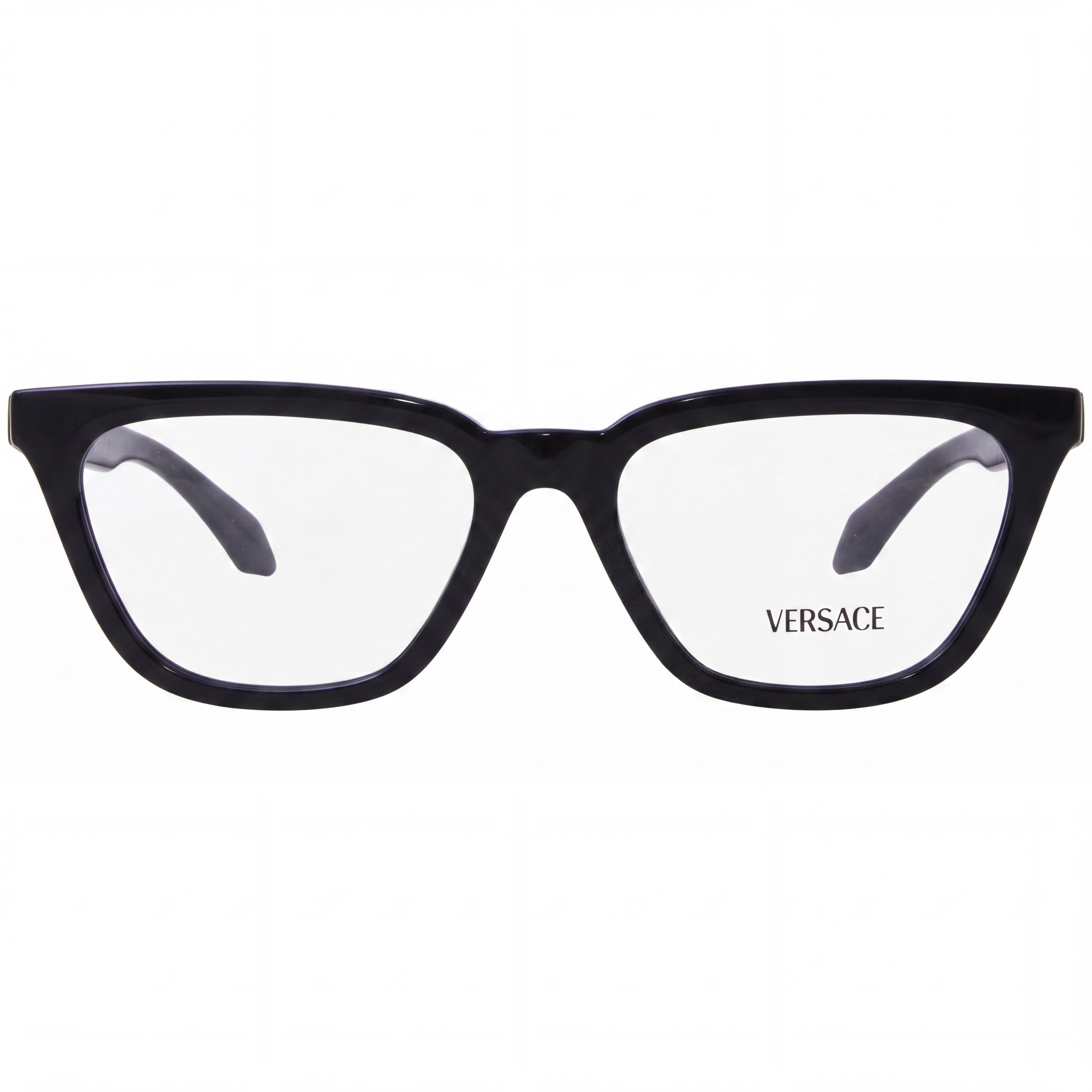 Versace Ve 3352u Men's Eyeglasses featuring Black Nylon Frames and Clear Lenses, 53mm Lens Width, Photo 2