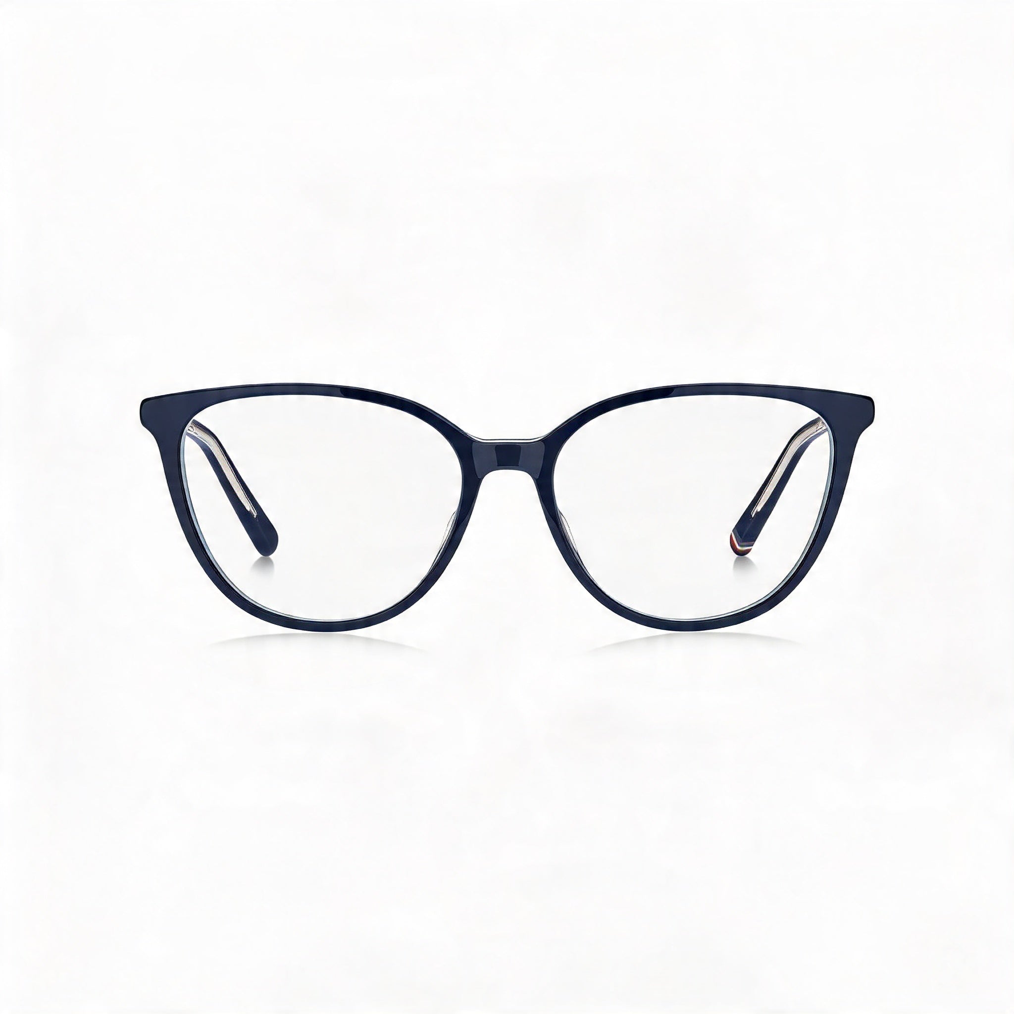 Gafas Tommy Hilfiger de estilo clásico con montura de acetato azul unisex - Lente de 53 mm, puente de 16 mm, patilla de 140 mm, Photo 2
