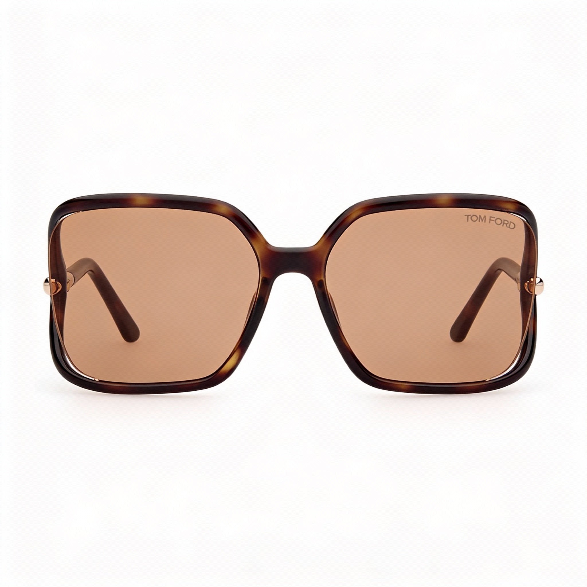 Tom Ford Classic Women's Multi-Coloured Stainless Steel UV Protection Sunglasses 60-17-120, Photo 2