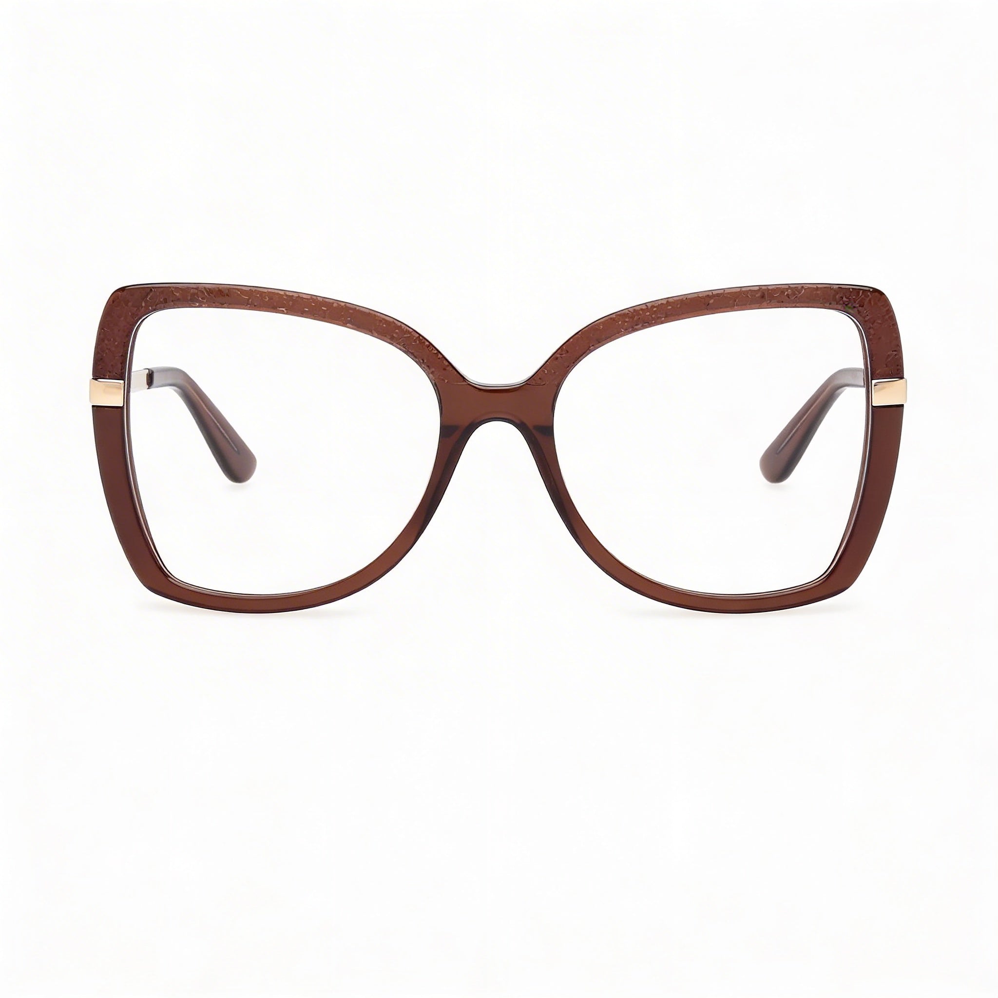 GUESS GU50245 Gafas de Sol para Mujer Marrón Oscuro Brillante con Montura de Plástico Oro Pálido y Lentes de 54mm, Photo 2