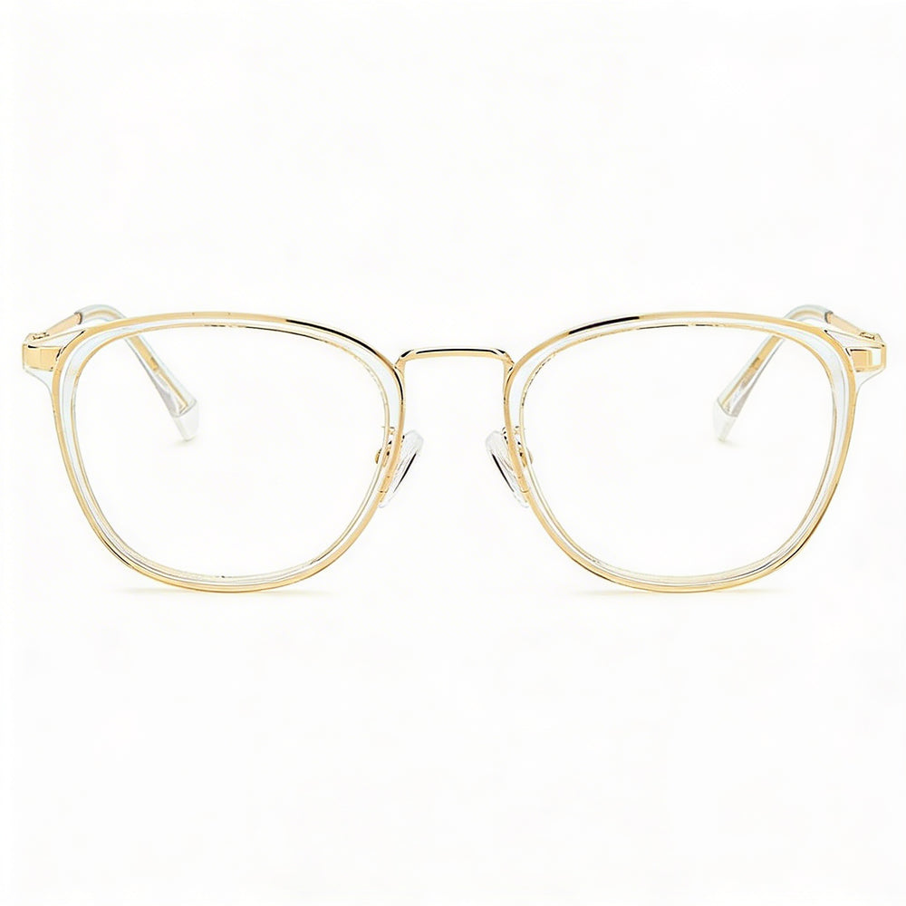 Gafas ópticas Polaroid Pld D439/G para mujer, montura inyectada en dorado cristal, ancho de lente de 52 mm
